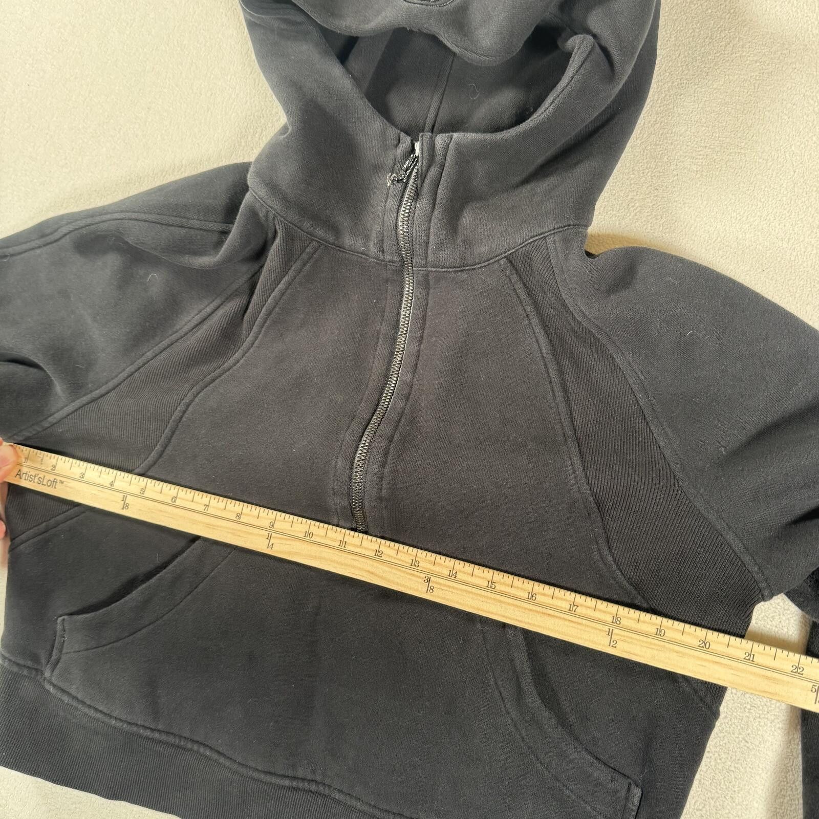 Lululemon Lululemon Athletica Oversized Cropped Scuba Hoodie Size XS / US 0-2 / IT 36-38 - 4 Thumbnail