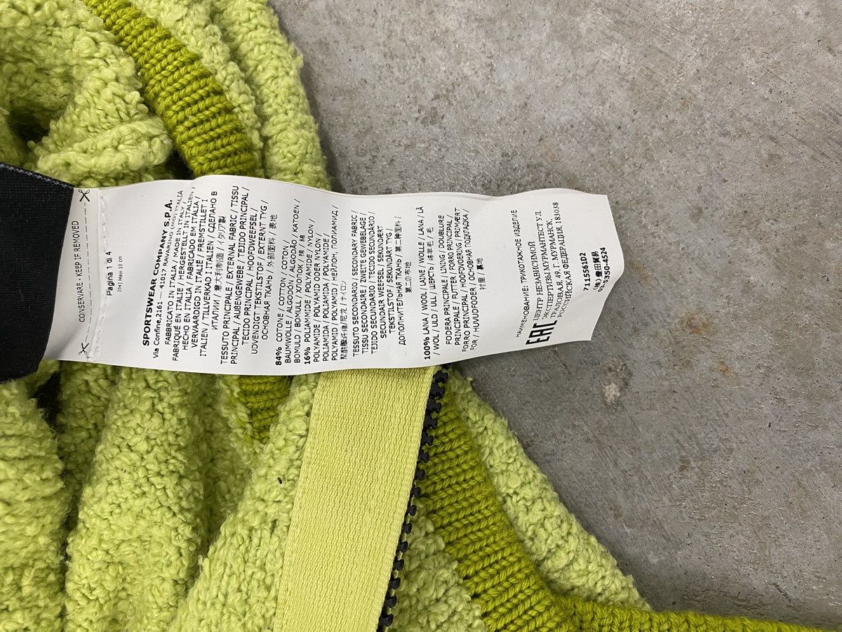 Stone Island SS19 Stone Island Zip Hoodie Jacket Lime Green - Large Size US L / EU 52-54 / 3 - 11 Thumbnail