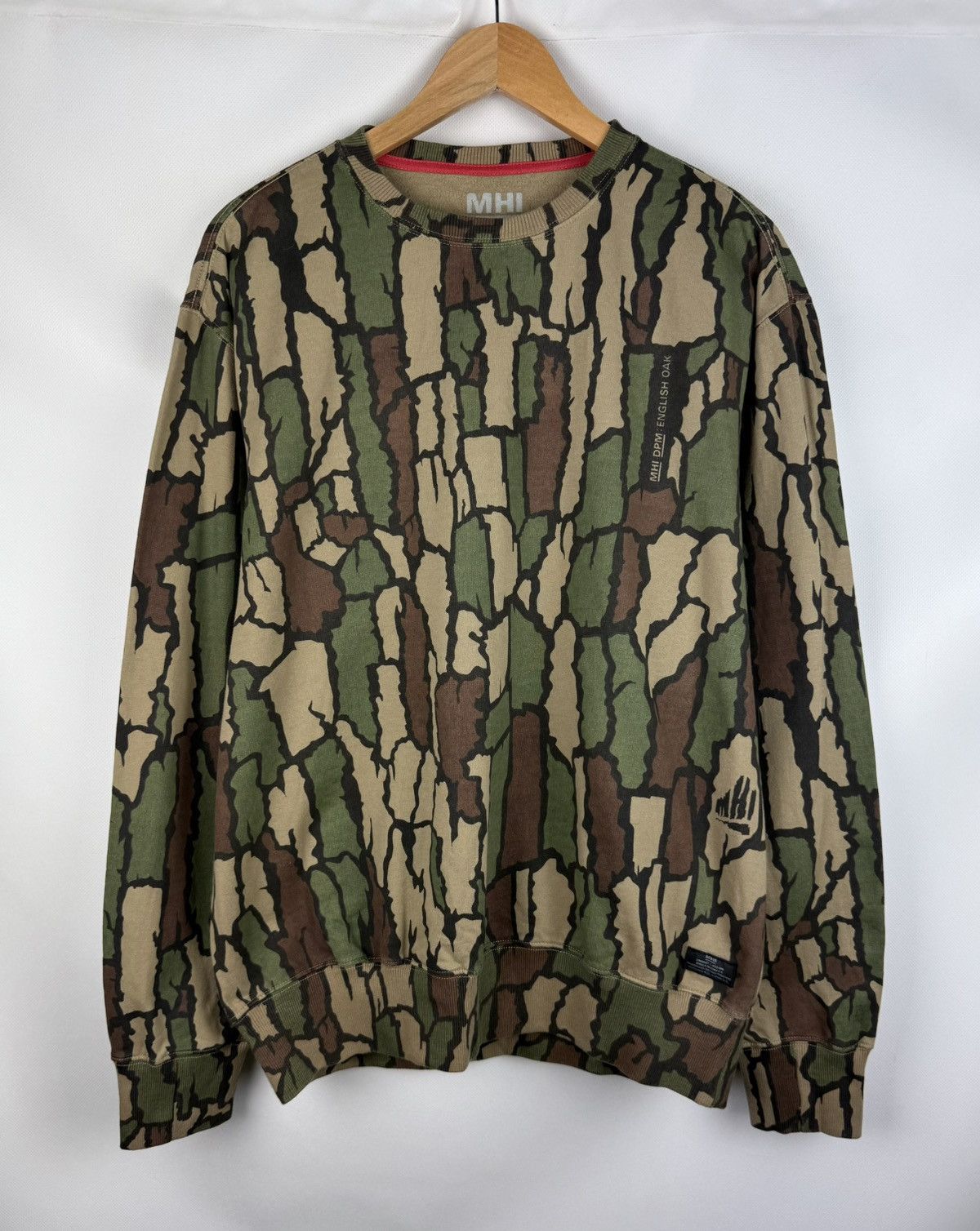 Maharishi MHI Maha Trebark English Mossy Oak Camo Cotton Sweatshirt Size US XL / EU 56 / 4 - 1 Thumbnail