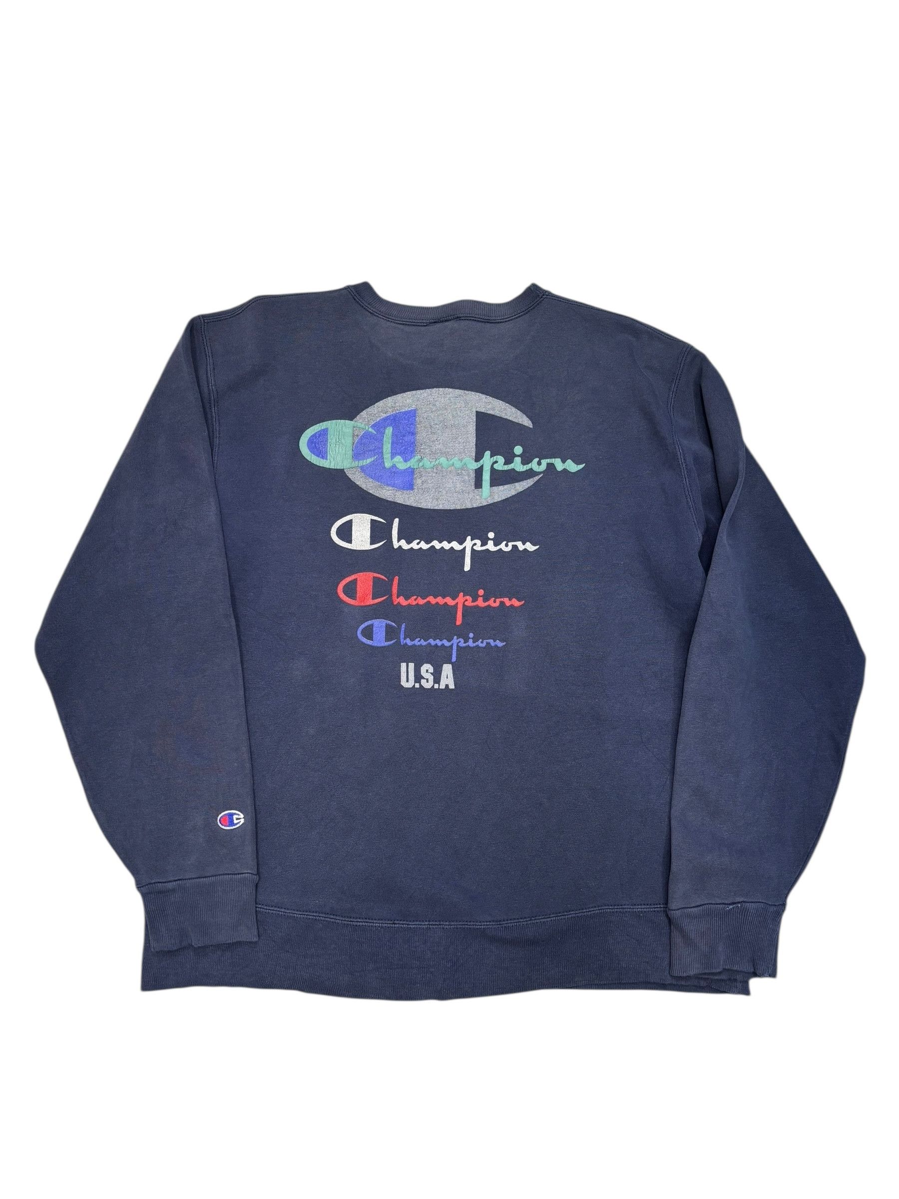 Champion RARE🔥VINTAGE CHAMPION USA 🇺🇸 SWEATSHIRT Size US M / EU 48-50 / 2 - 2 Thumbnail