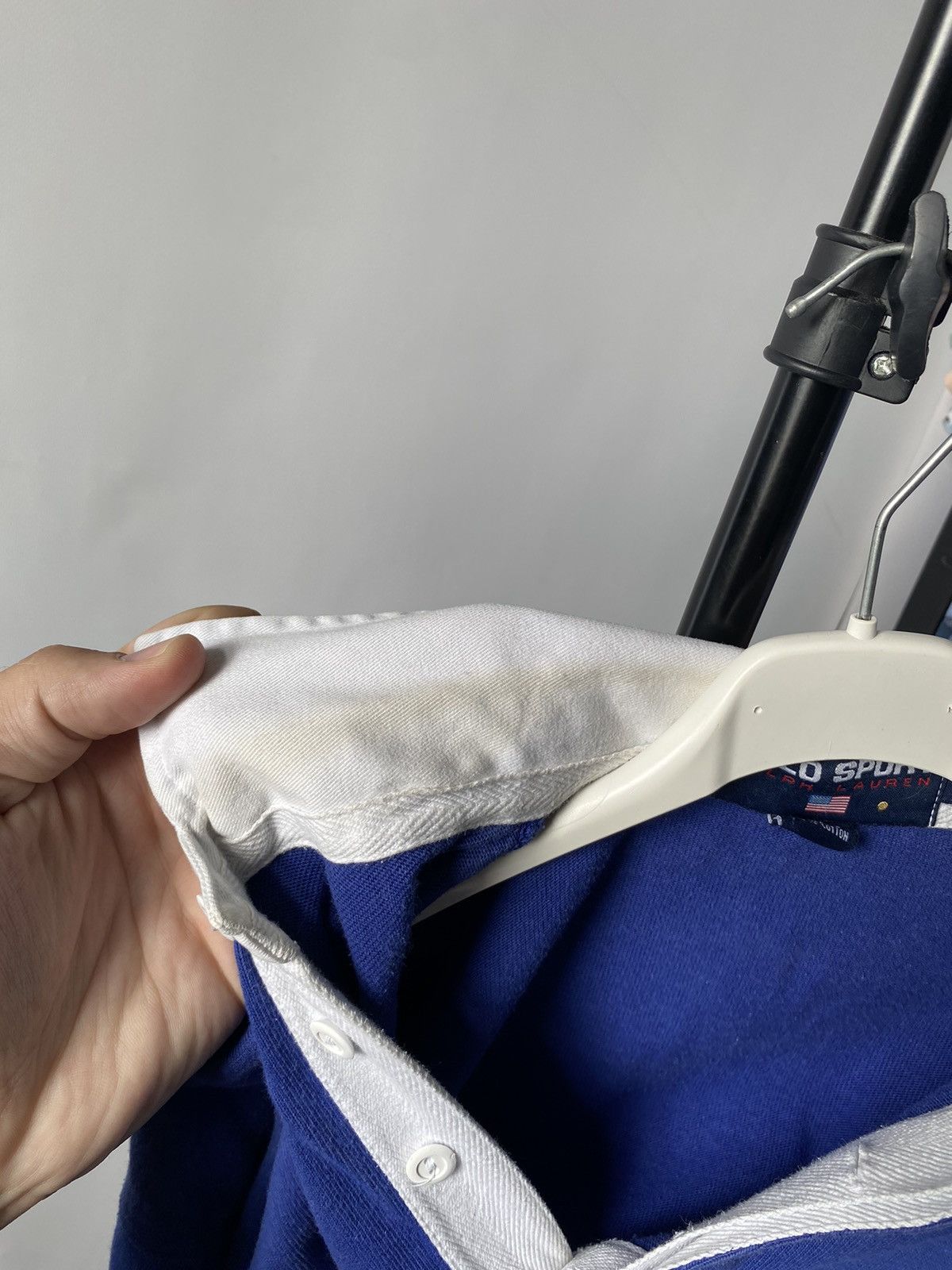 Polo Ralph Lauren 🔥Polo Sport Ralph Lauren Rugby Striped Polo Sweatshirt Size US M / EU 48-50 / 2 - 10 Thumbnail
