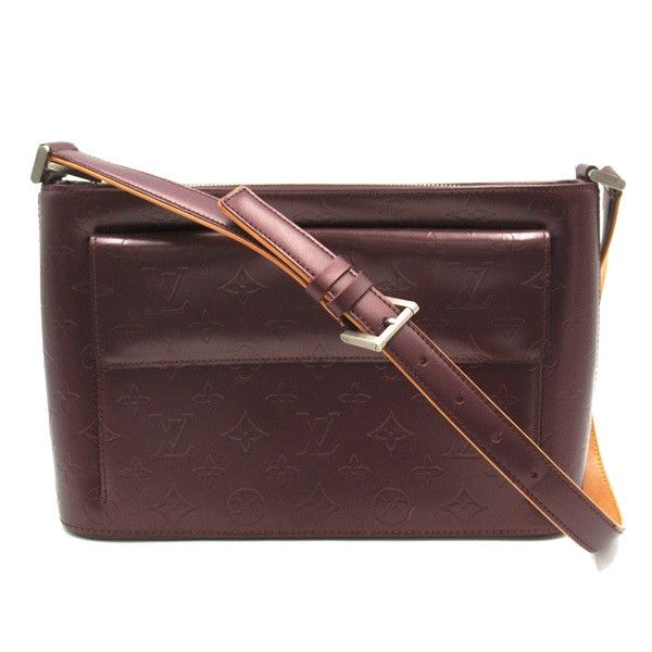 image of Louis Vuitton Monogram Mat Alston in Red, Women's