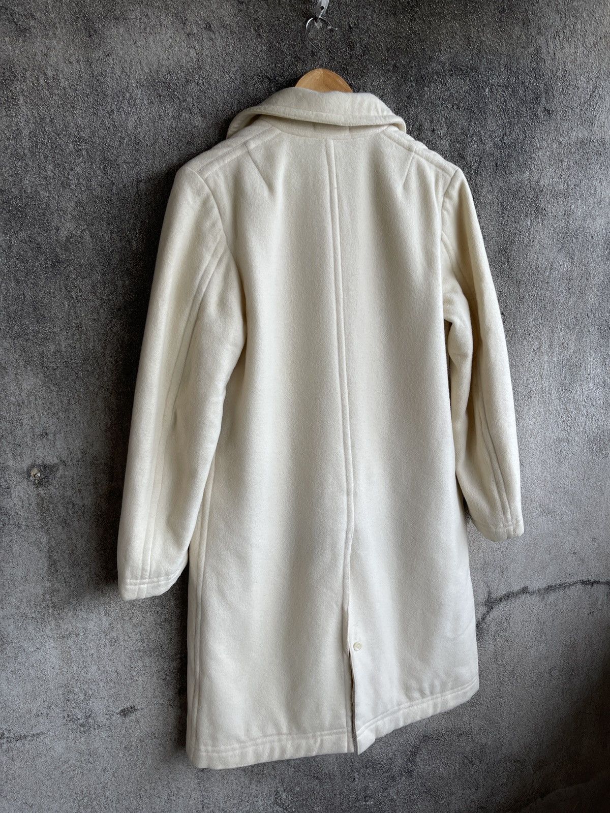Comme des Garcons Rarest🔥Vtg Comme Des Garcon Tricot Wool Trench Coat Jacket Size US M / EU 48-50 / 2 - 5 Thumbnail