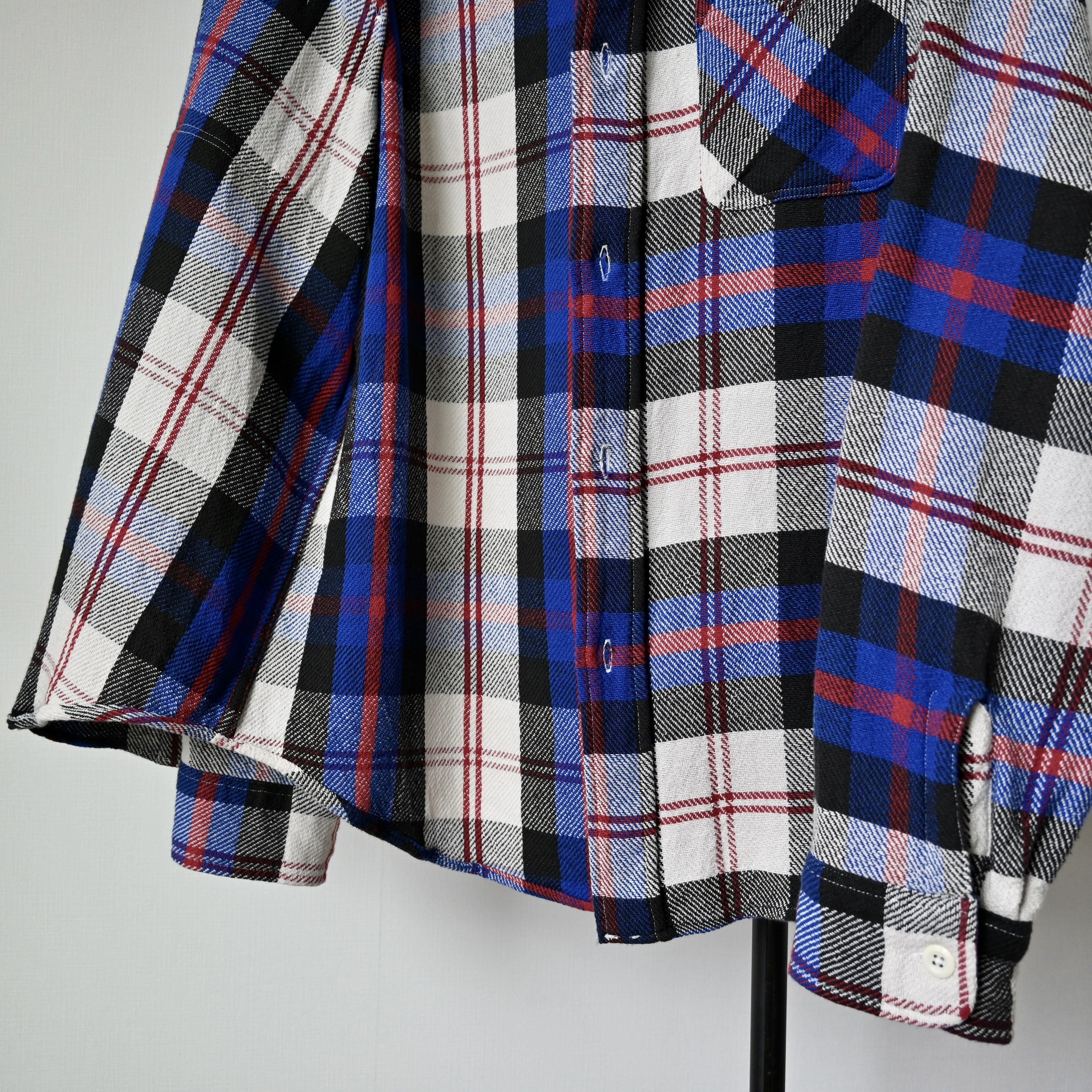 Sugar Cane Sugar Cane "Soft Twill" flannel work shirt, blue plaid, M Size US M / EU 48-50 / 2 - 7 Thumbnail