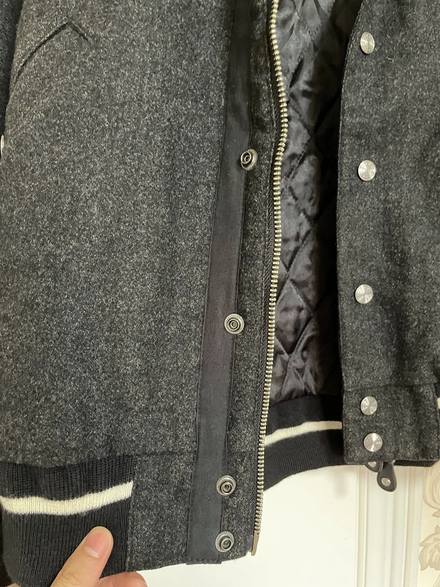 Original Fake OriginalFake Kaws 09FW Collared Jacket S Good Condition Size US S / EU 44-46 / 1 - 8 Thumbnail