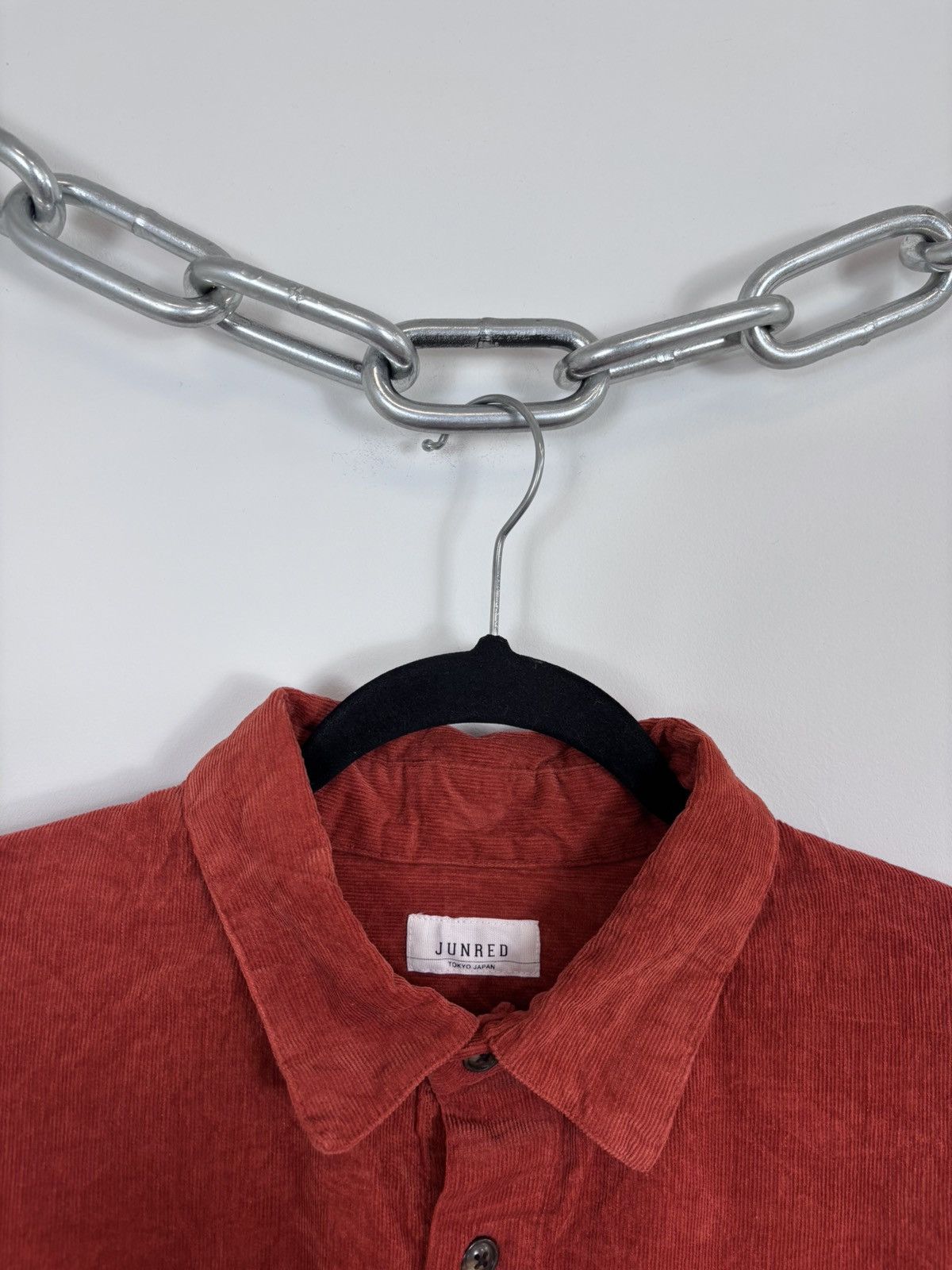 Japanese Brand Junred Tokyo Japan Men’s Corduroy Velvet Long Sleeve Shirt Size US M / EU 48-50 / 2 - 4 Thumbnail