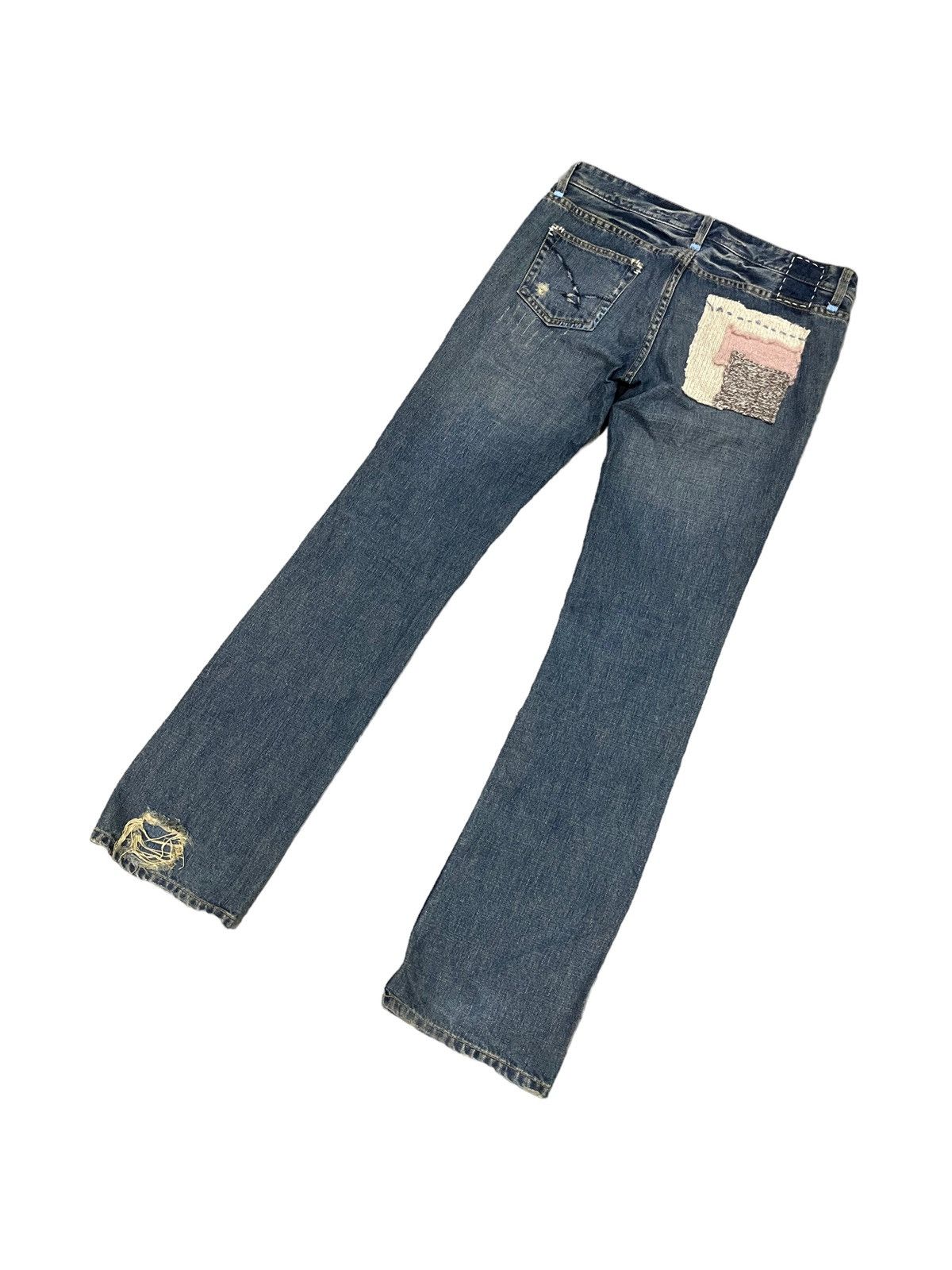 Japanese Brand RARE ! Vintage Flash Report Distressed Style Kapital Design Size US 32 / EU 48 - 2 Thumbnail