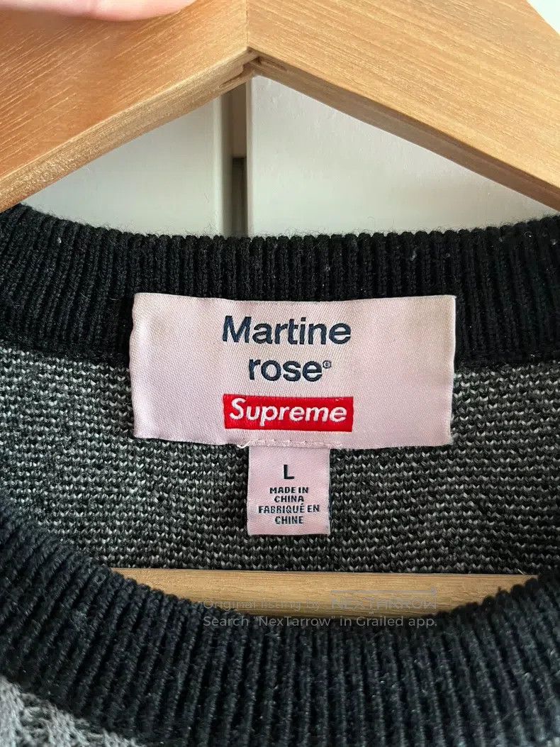 Martine Rose Martine Rose Plaid embroidered logo pattern round neck lon Size US L / EU 52-54 / 3 - 3 Thumbnail
