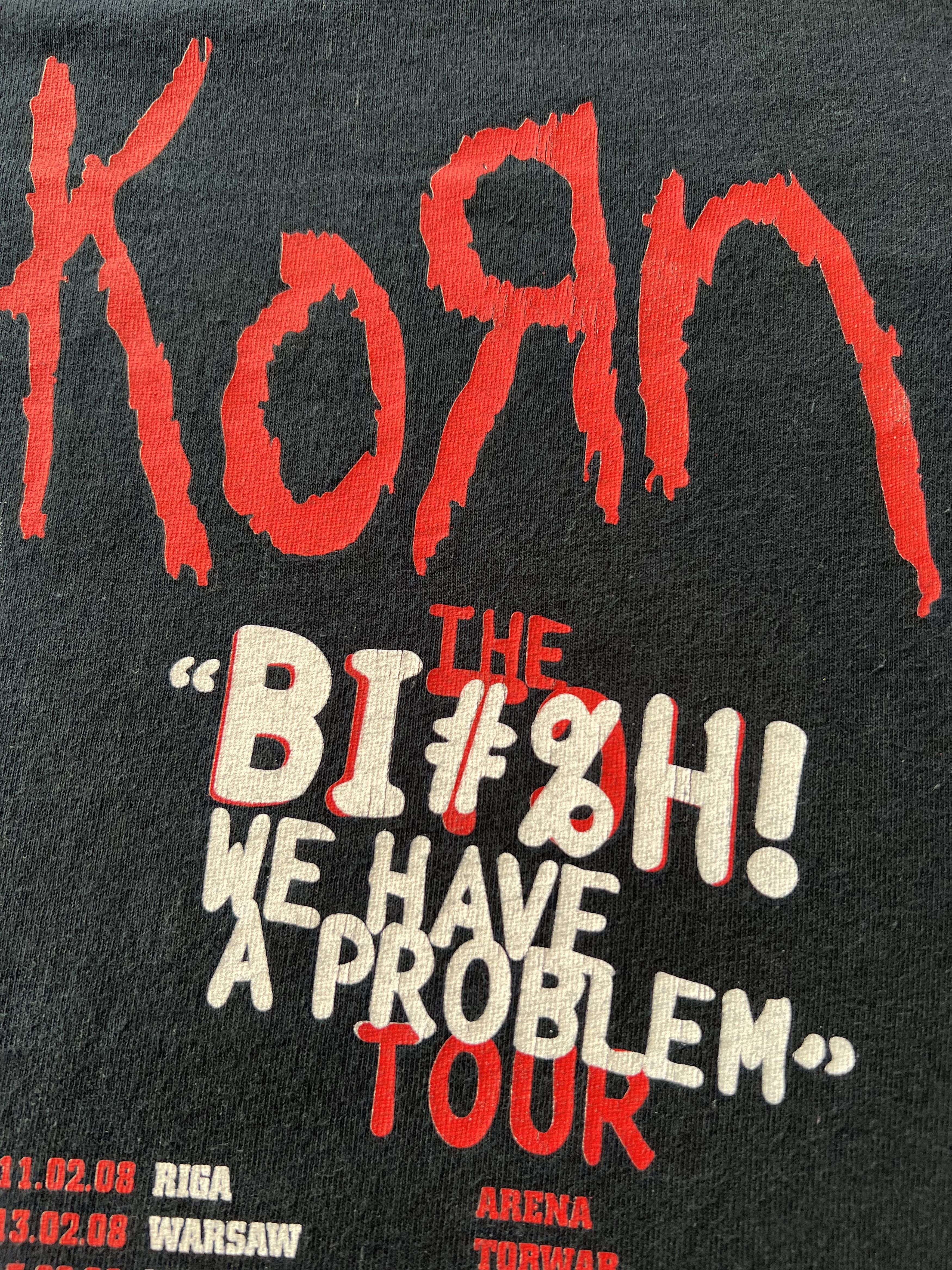 Band Tees Vintage 2008 Korn Bitch We Have a Problem Rock Band T-shirt Size US S / EU 44-46 / 1 - 13 Thumbnail