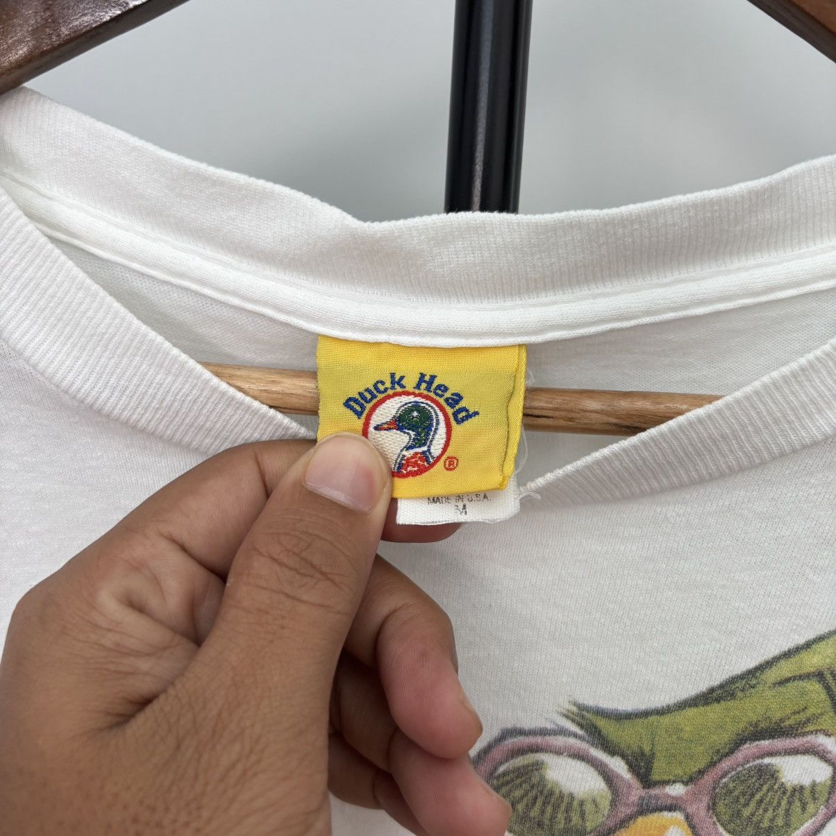 Vintage 90’s Duck Head Apparel Shirt White Single Stitch Tee Size M Size US M / EU 48-50 / 2 - 5 Thumbnail
