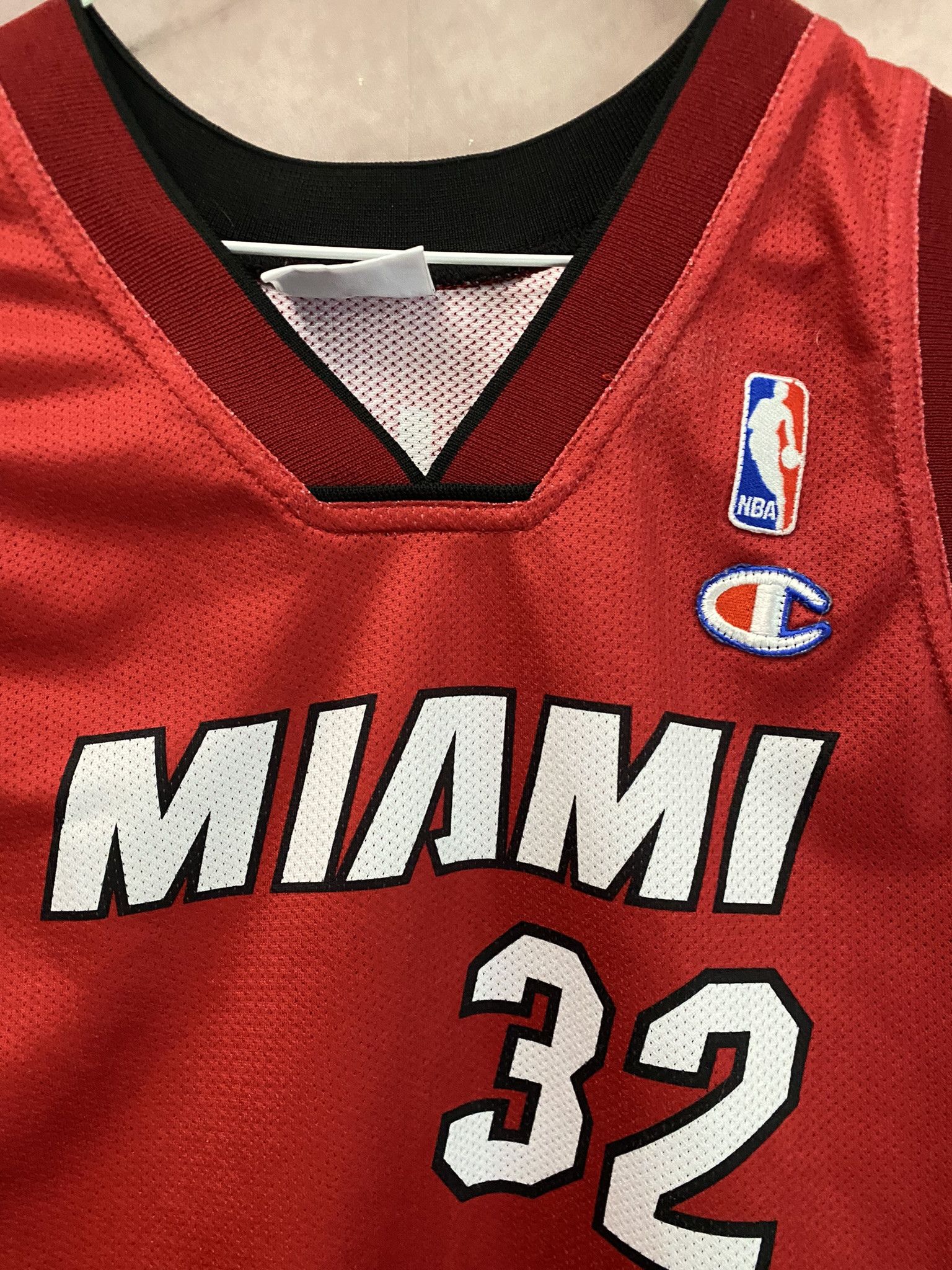 Champion × NBA Shaquille O'Neal #32 Miami Champion Jersey NBA Basketball Size US L / EU 52-54 / 3 - 3 Thumbnail