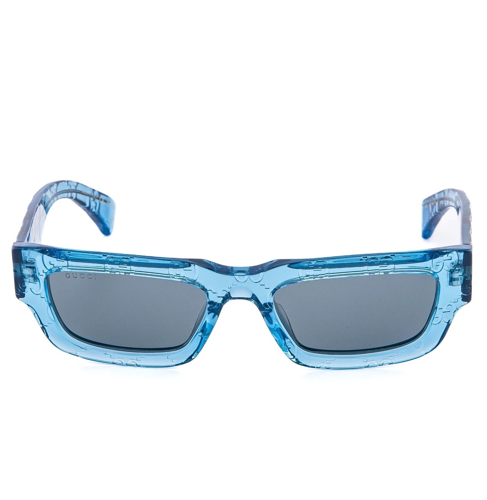 Gucci GUCCI GG1838S Crystal Blue Guccissima 1838 GG Sunglasses 010 Size ONE SIZE - 5 Thumbnail
