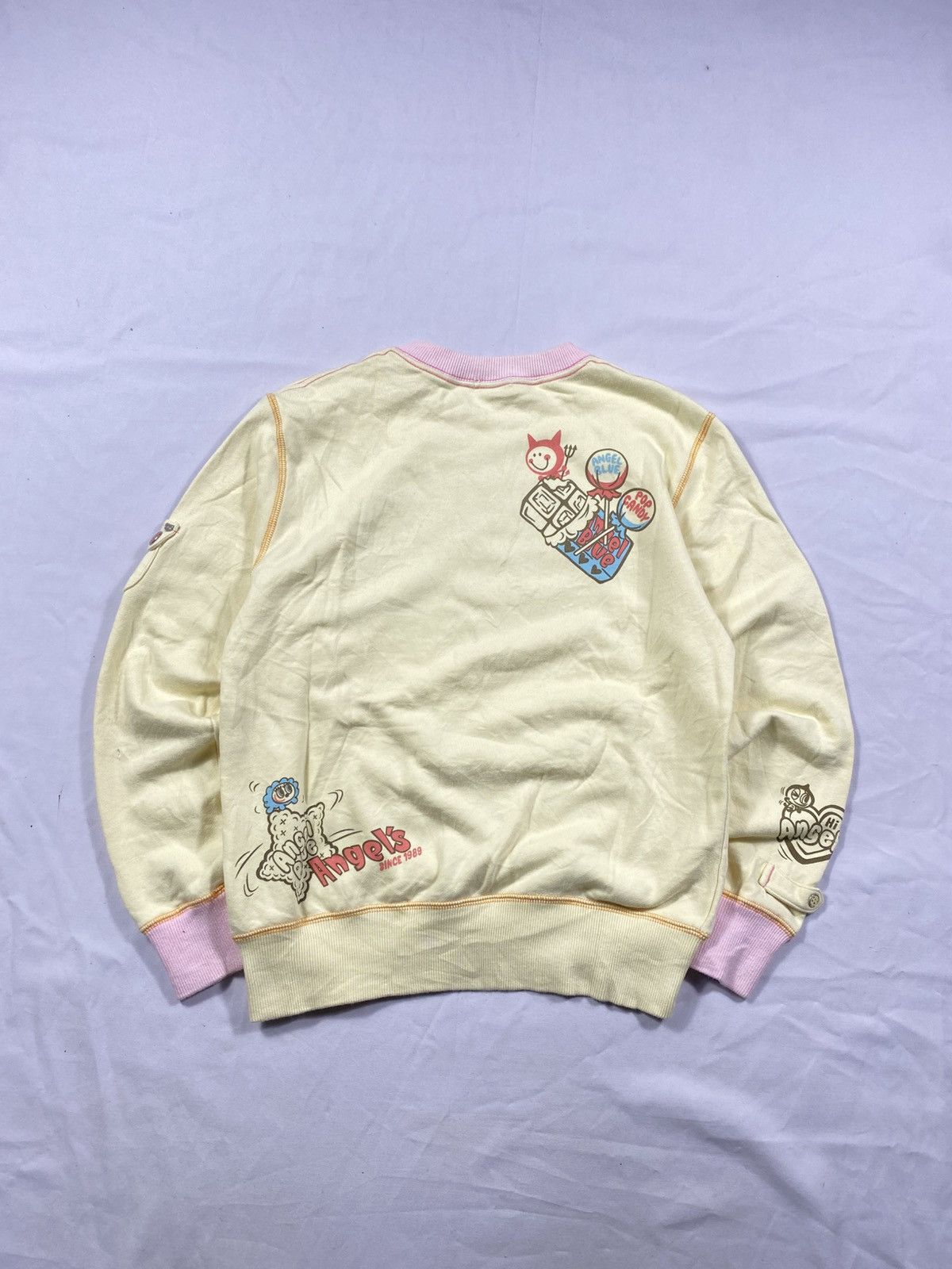 Angel Blue × Hysteric Glamour × Japanese Brand Japanese 90’s Angel Blue Sweatshirts Y2K Style Size US M / EU 48-50 / 2 - 4 Thumbnail
