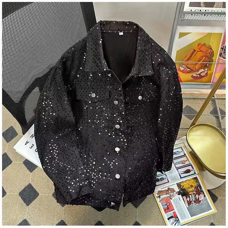 Japanese Brand Black Party Shiny Jacket Size US L / EU 52-54 / 3 - 9 Thumbnail