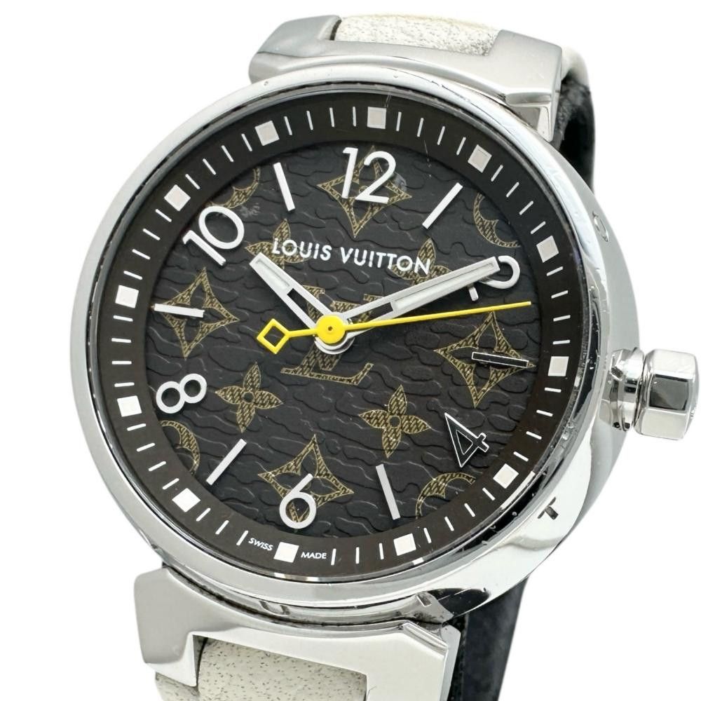 Louis Vuitton Louis Vuitton Louis Vuitton Tambour PM Stainless Steel Metal Quartz QA070 Size ONE SIZE - 1 Thumbnail
