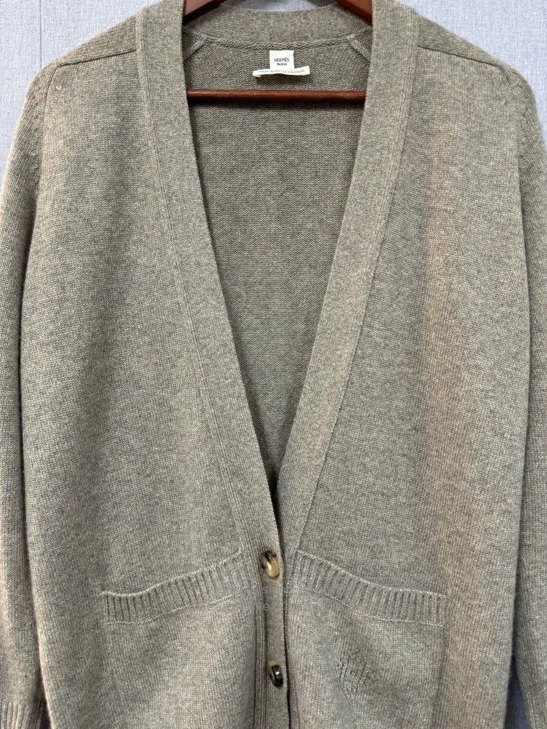 Hermes Hermes Grey Cashmere Cardigan Size XS / US 0-2 / IT 36-38 - 3 Thumbnail