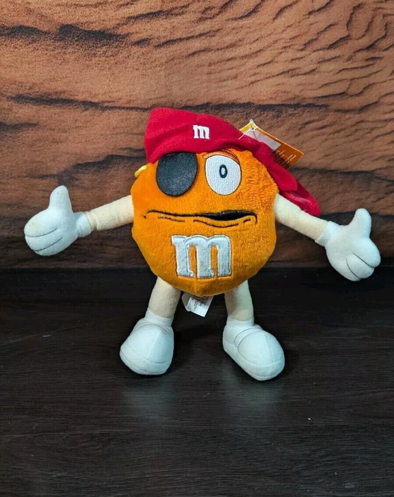 Other 2003 Galerie Halloween Orange M&M Dressed Pirate Wire Plush Size ONE SIZE - 1 Thumbnail