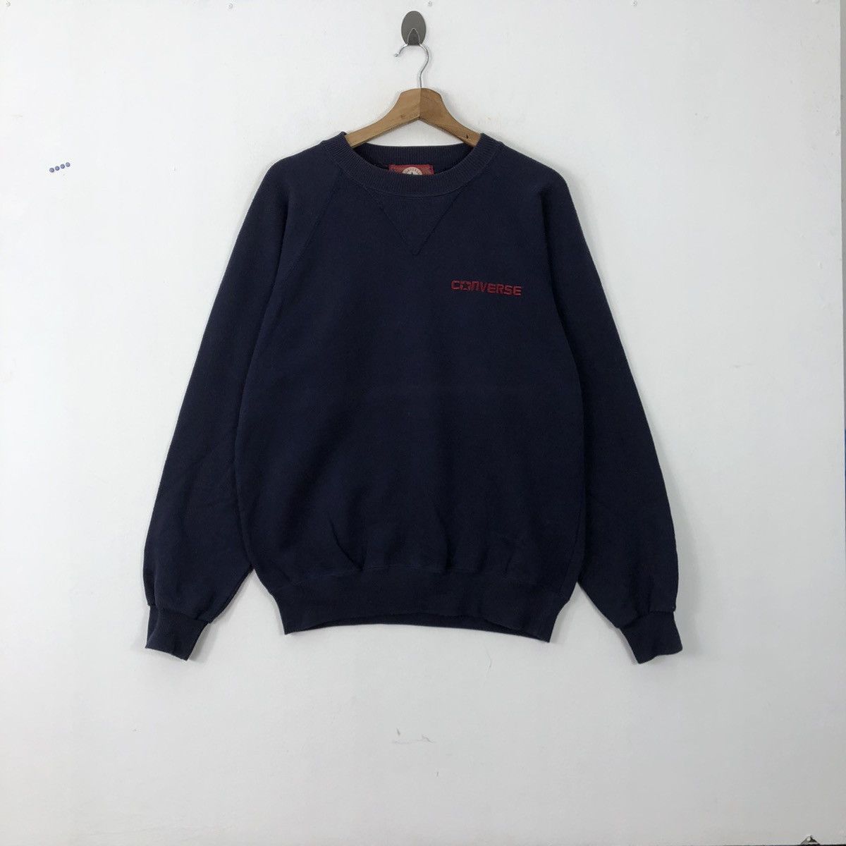 Converse CONVERSE Vintage All Star Crewneck Sweatshirt Size US L / EU 52-54 / 3 - 1 Thumbnail
