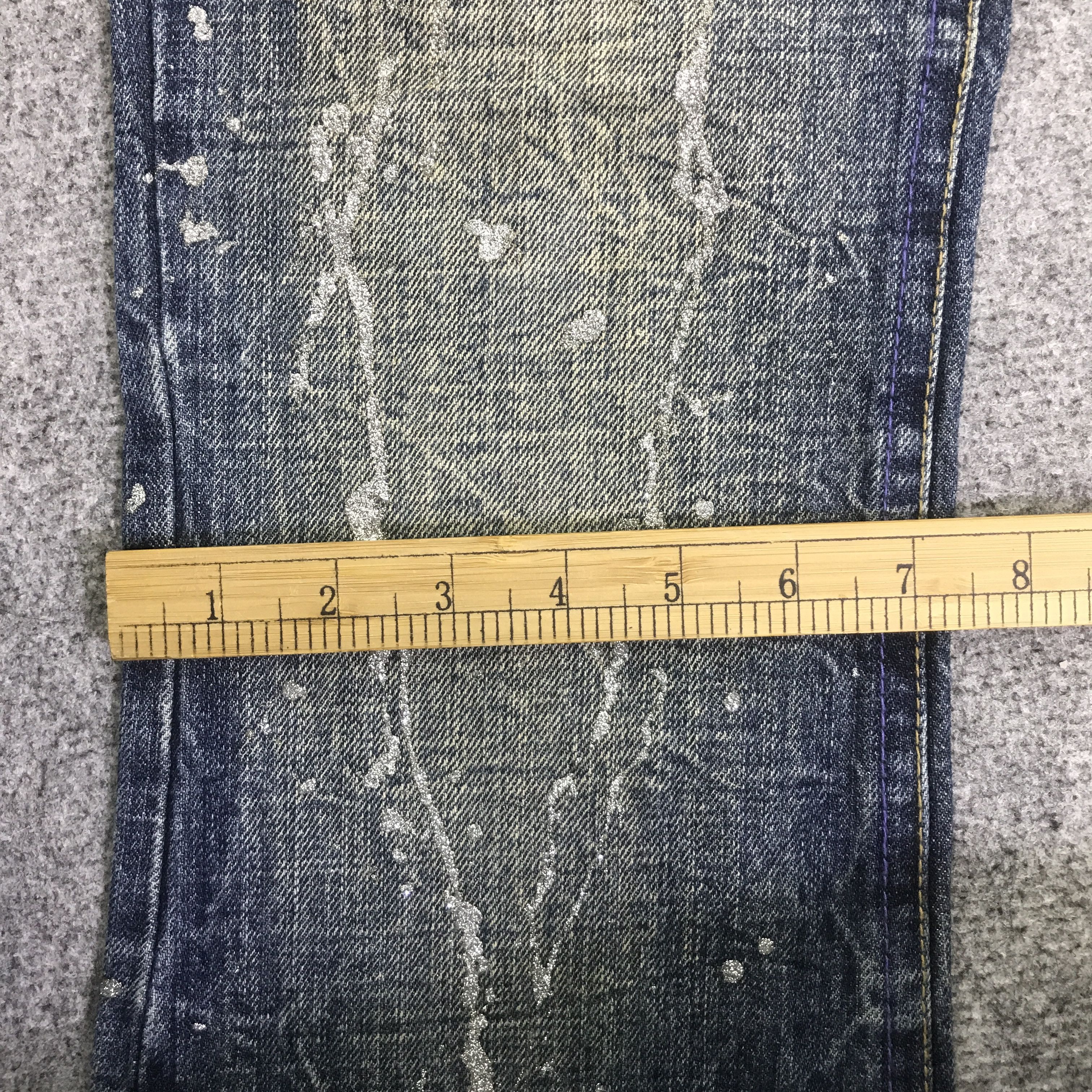 Japanese Brand flare midas Japan distressed bootcut denim jeans pants Size US 29 - 9 Thumbnail