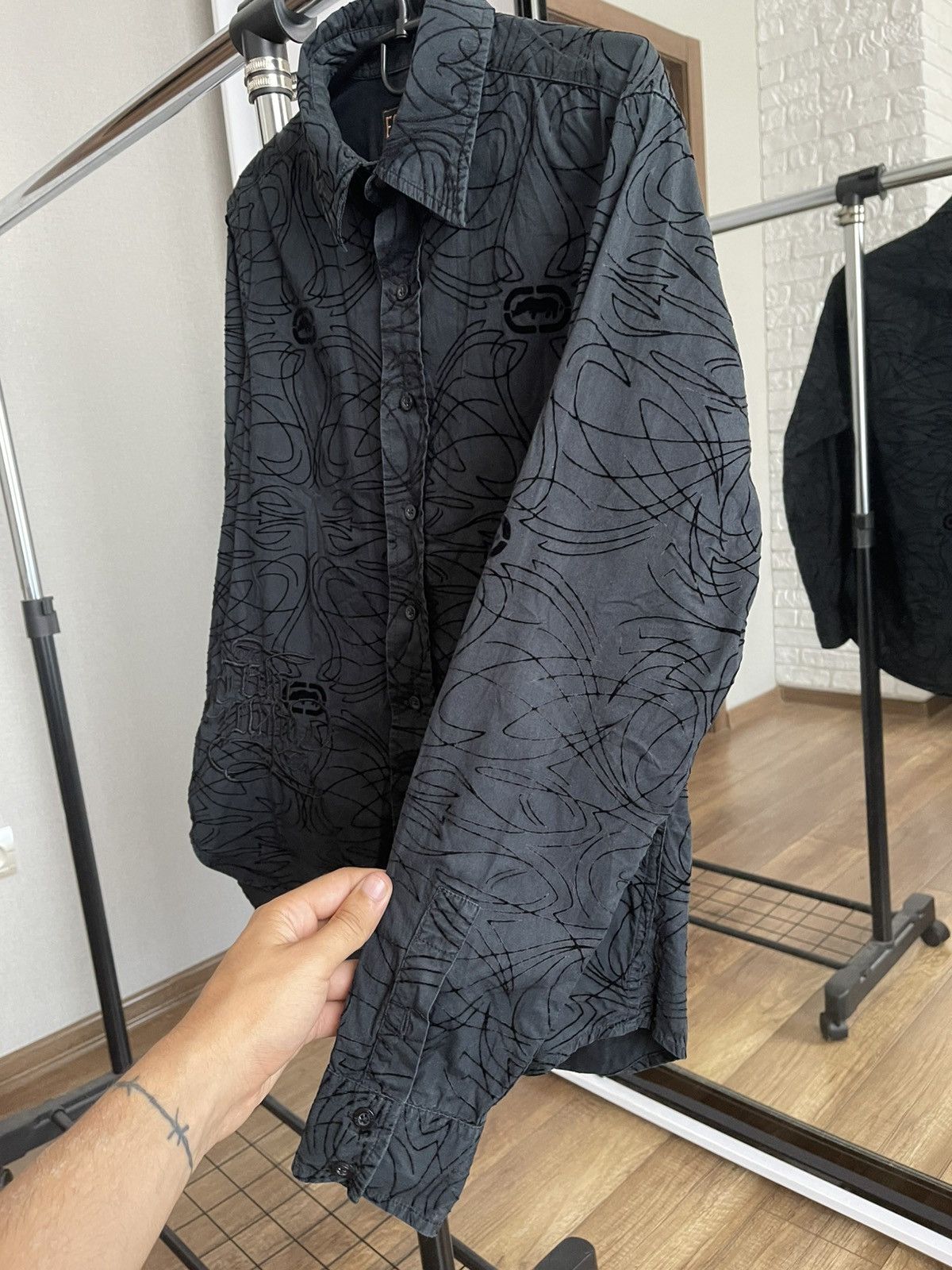 Ecko Unltd. Ecko Unltd Shirt Button Up Multilogo Vintage Size US M / EU 48-50 / 2 - 8 Thumbnail