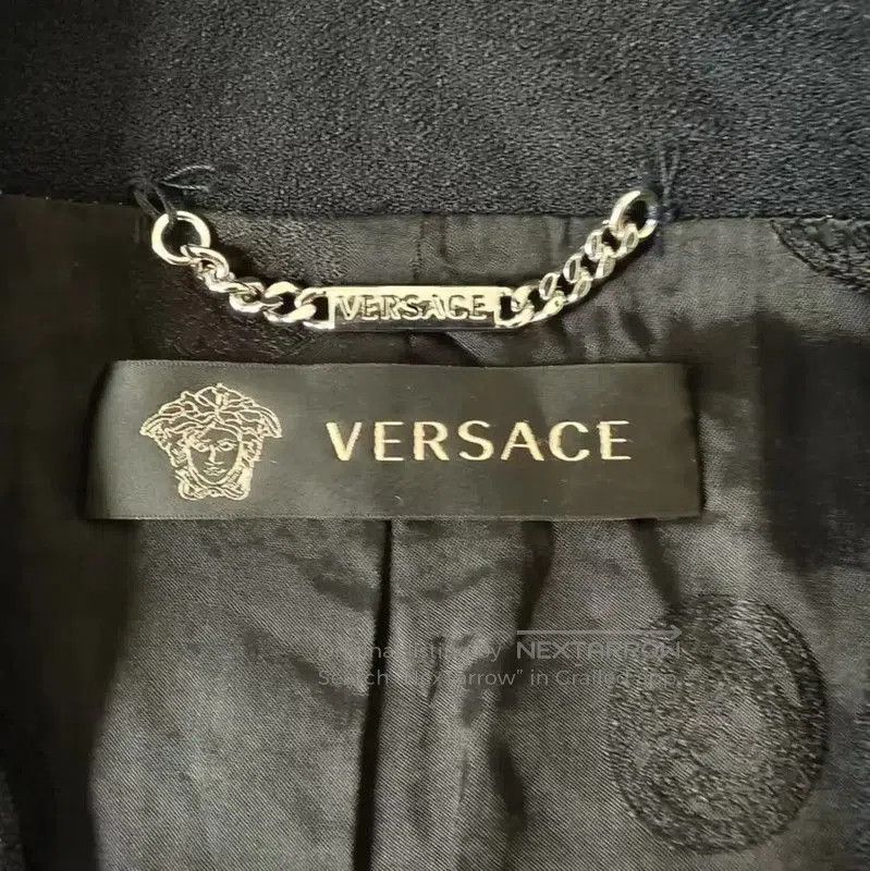 Versace Versace Black Women's Jacket with Lace Sleeves . Size XL / US 12-14 / IT 48-50 - 3 Thumbnail