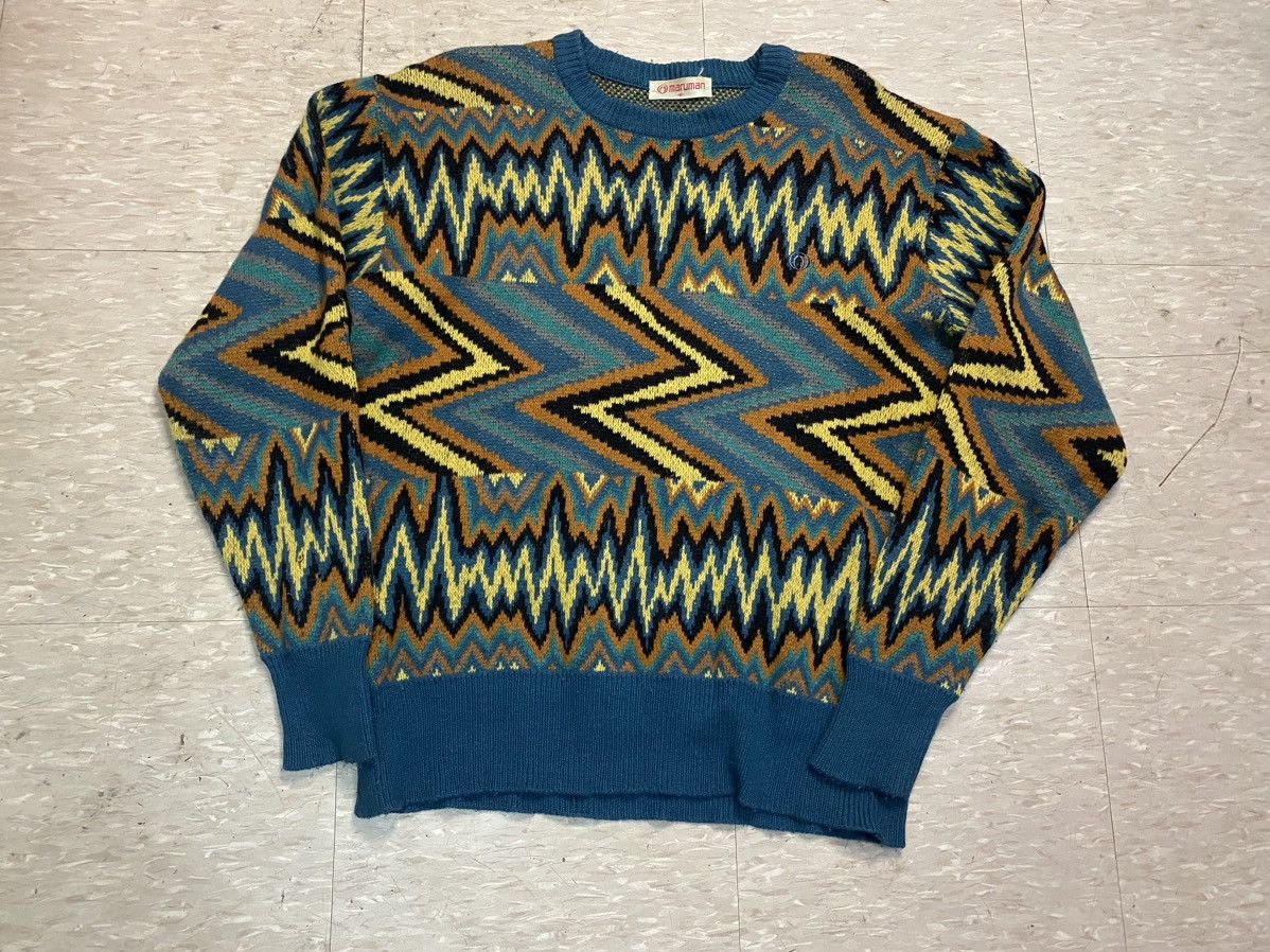 Native × Vintage Vintage maruman navajo native design wool knitwear Size M / US 6-8 / IT 42-44 - 14 Thumbnail