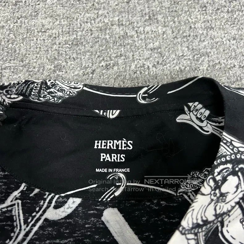 Hermes Hermes Printed Short-Sleeve T-Shirt Size XS / US 0-2 / IT 36-38 - 4 Thumbnail