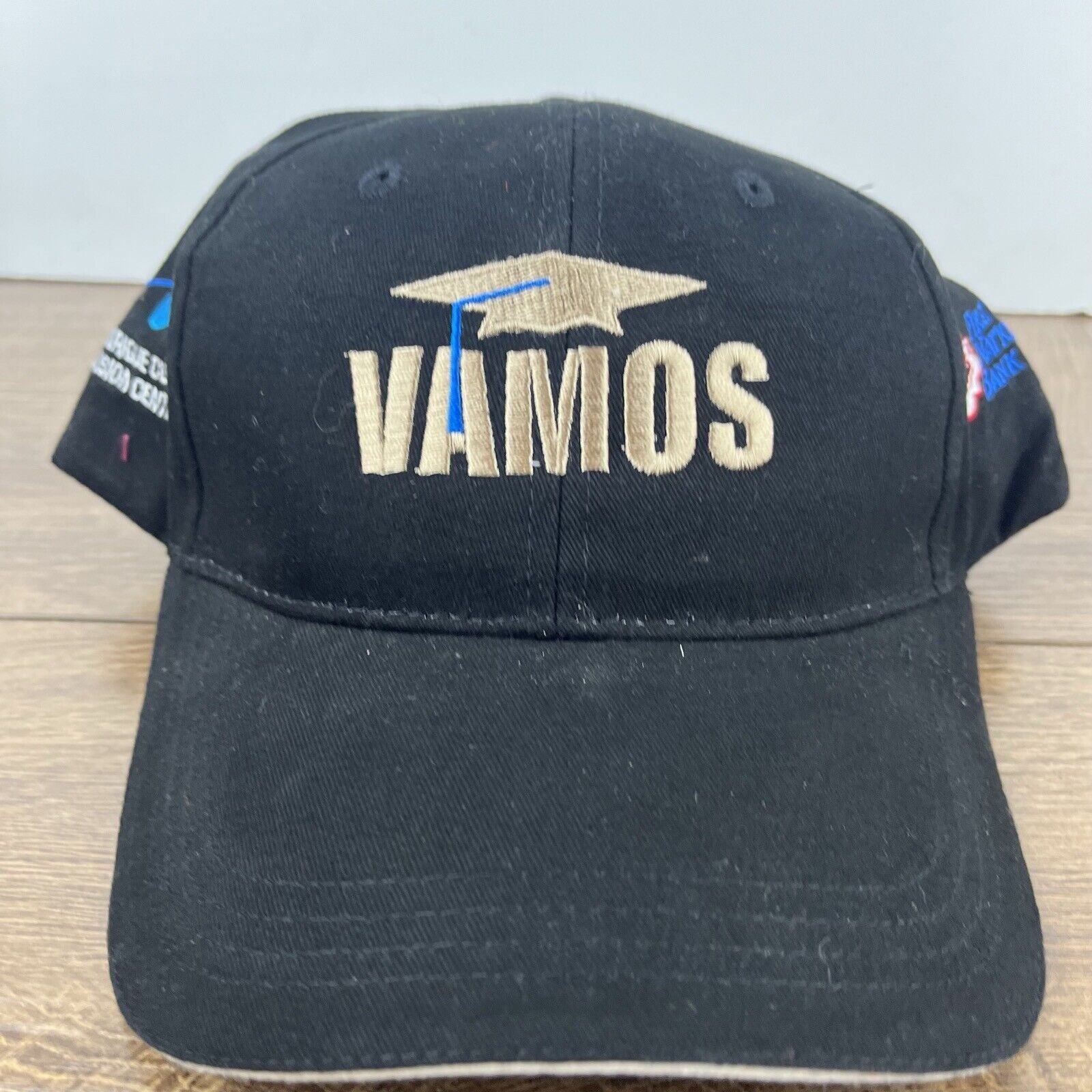 Other Vamos Black Hat Vision Center Black Adjustable Hat Black Adu Size ONE SIZE - 7 Thumbnail
