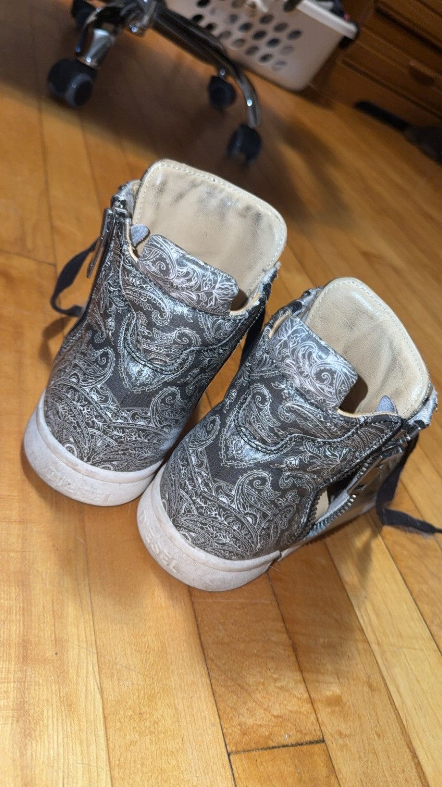 Diesel Diesel S-nentish Paisley Hi-tops Size US 11 / EU 44 - 6 Thumbnail