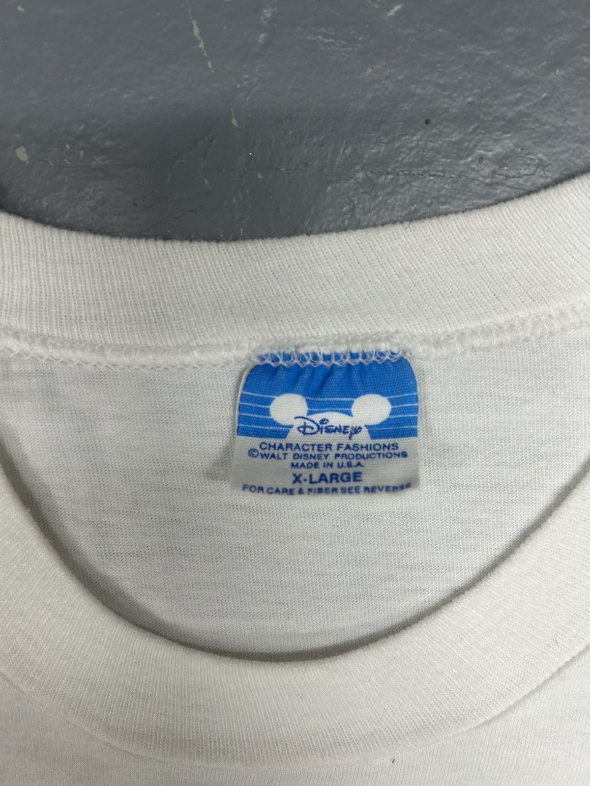 Disney Crazy Vintage 90s Mickey Mouse Disney World White Tee Shirt Size US L / EU 52-54 / 3 - 3 Thumbnail