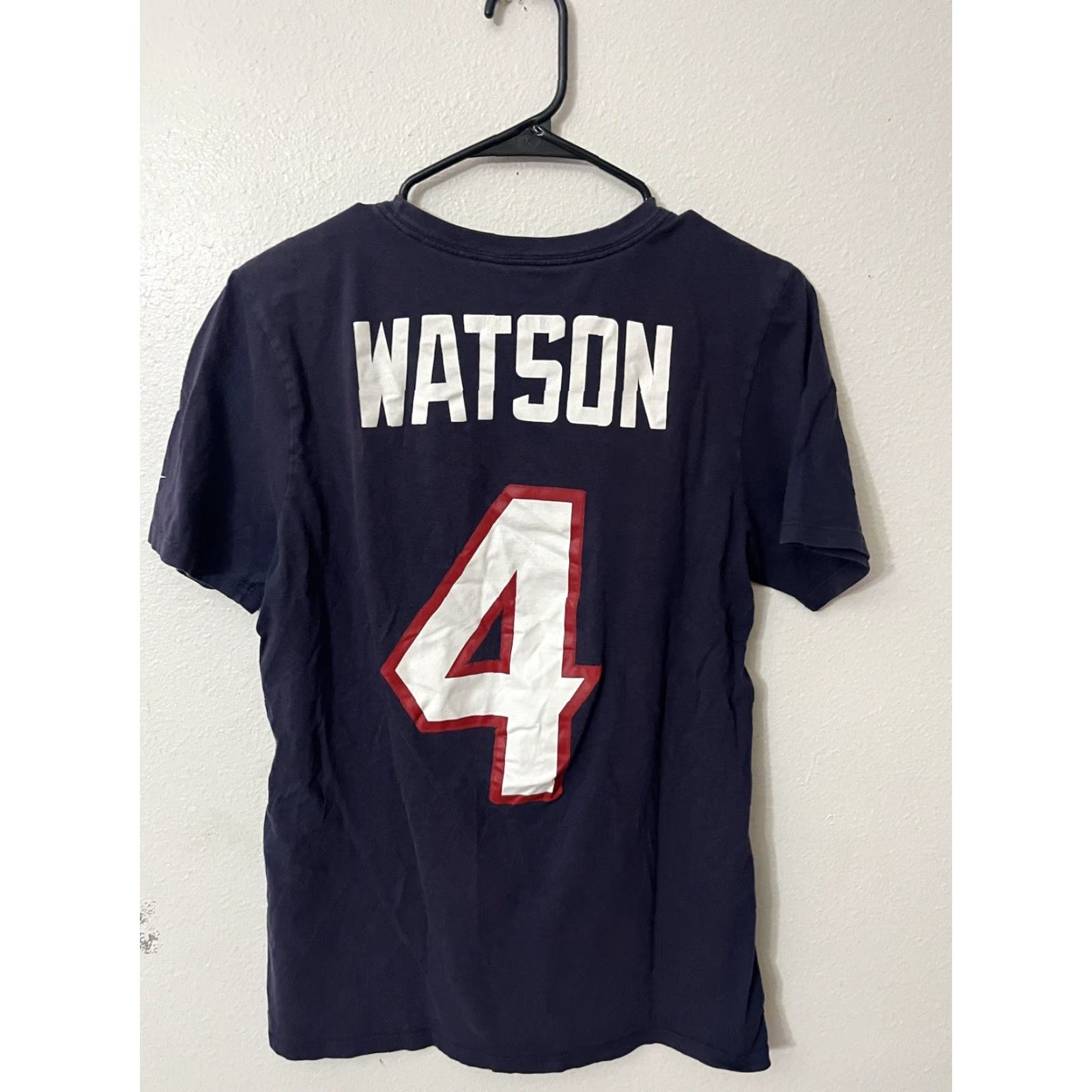 Nike VINTAGE The Nike Tee NFL Houston Texans Mens Small Blue T-Shirt Deshaun Watson #4 Tee Size US S / EU 44-46 / 1 - 3 Thumbnail