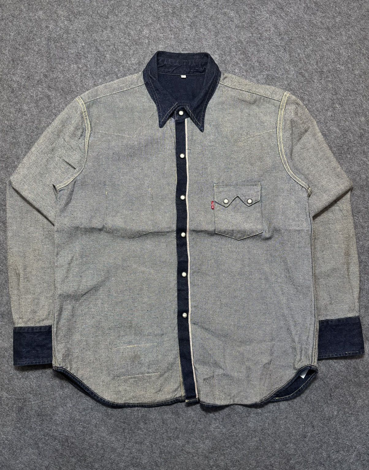 Levi's Levi's x Beams "Inside Out" collection denim shirt. Size US L / EU 52-54 / 3 - 1 Thumbnail