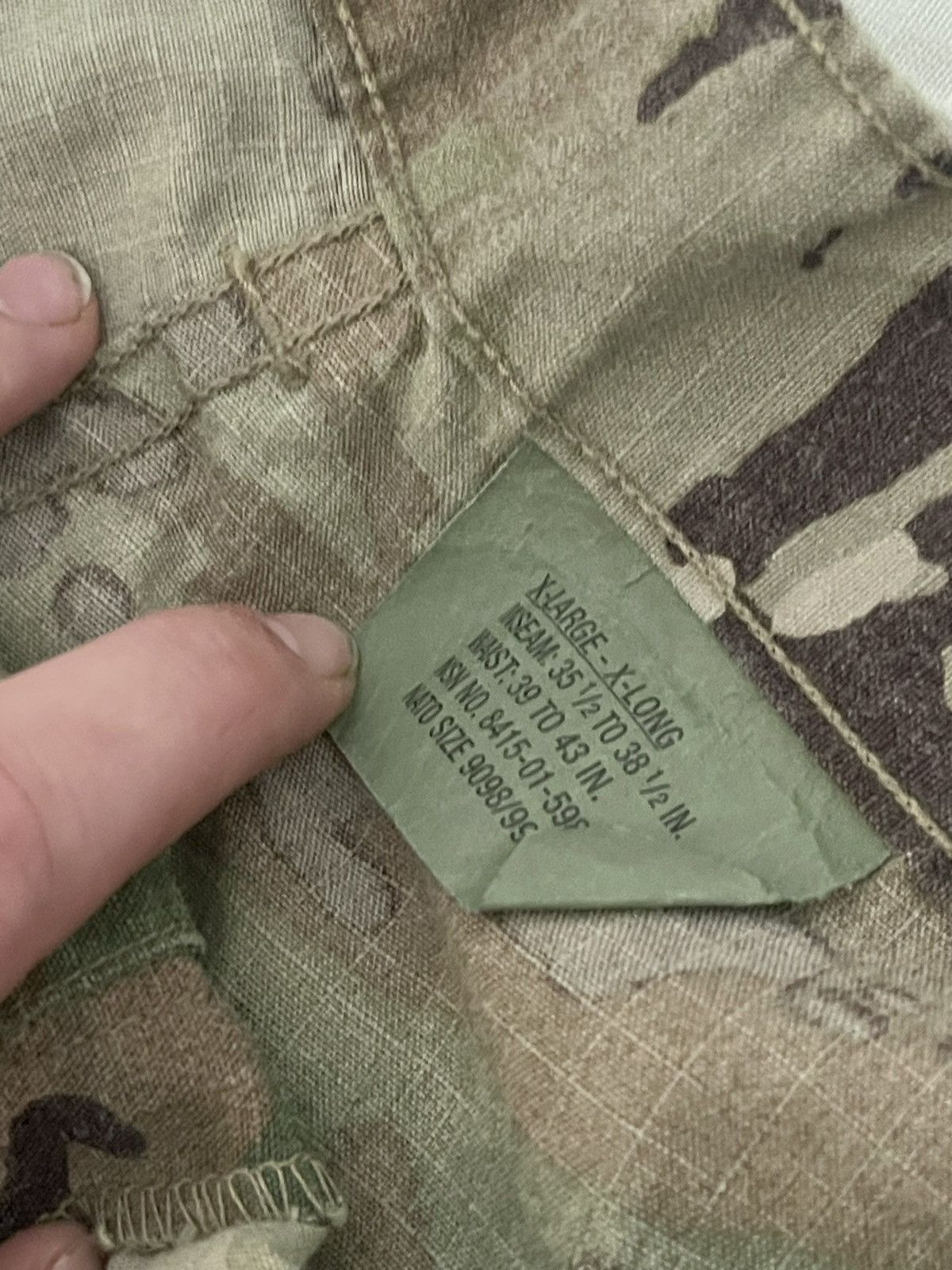 Other US Army Issue Camo Pants OCP Flame Resistant (X-Long) Size US 41 - 3 Thumbnail