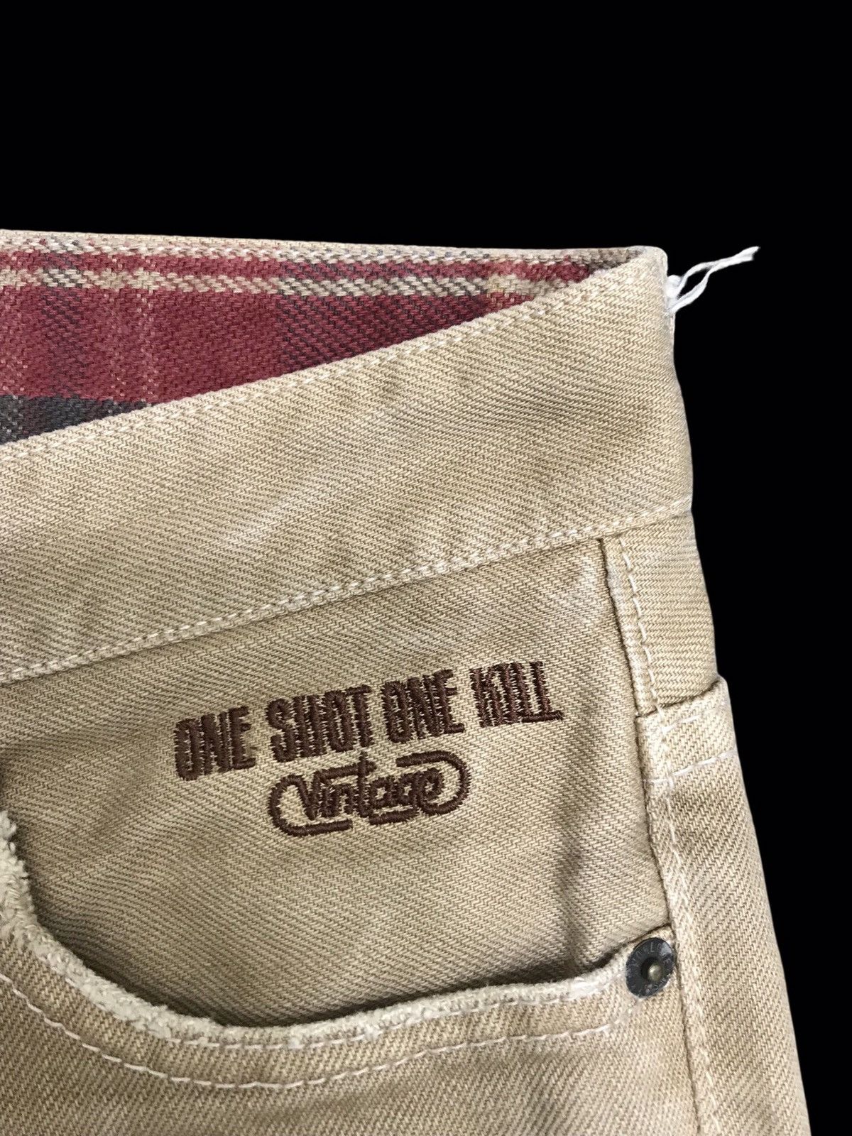 Japanese Brand 💥SUPER FLARE💥ONE SHOT ONE KILL UNION MADE FALTE DENIM F405 Size US 32 / EU 48 - 4 Thumbnail
