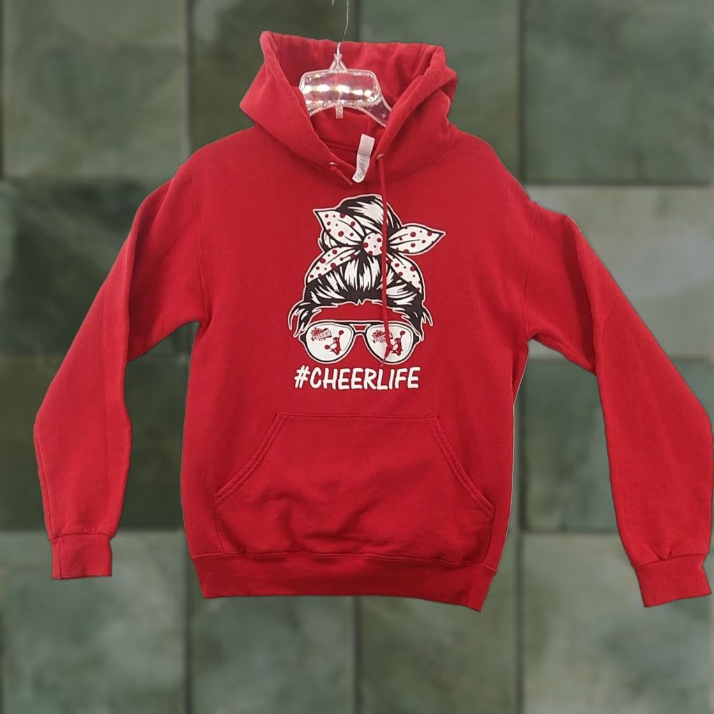 Jerzees Cheerlife Hoodie Womens Small Extra Large XL Cheerleading Size S / US 4 / IT 40 - 1 Thumbnail