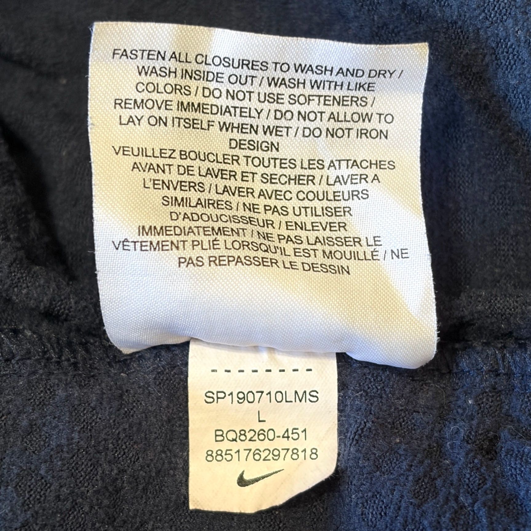 Nike Nike Therma Element Shirt Mens Large Navy Dri-Fit Long Sleeve Running Athletic Size US L / EU 52-54 / 3 - 5 Thumbnail