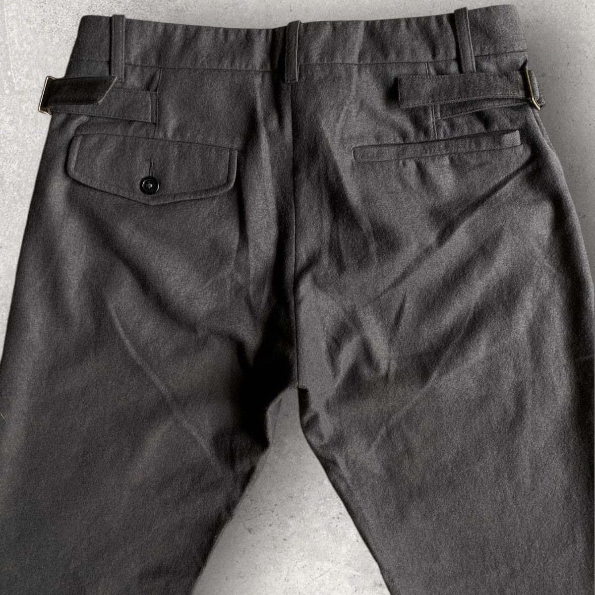 Ann Demeulemeester Side Belt Wool Blend Trousers Size 29" - 7 Thumbnail