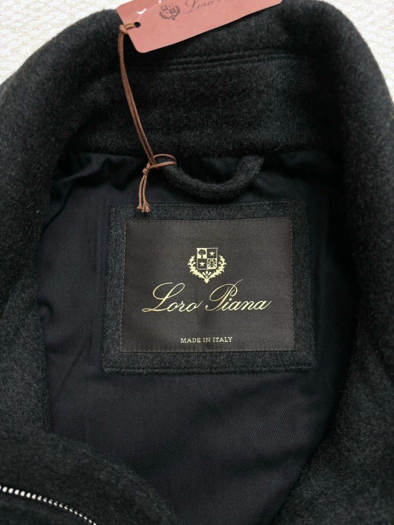 Other LORO PIANA Dark gray autumn coat Size US L / EU 52-54 / 3 - 4 Thumbnail