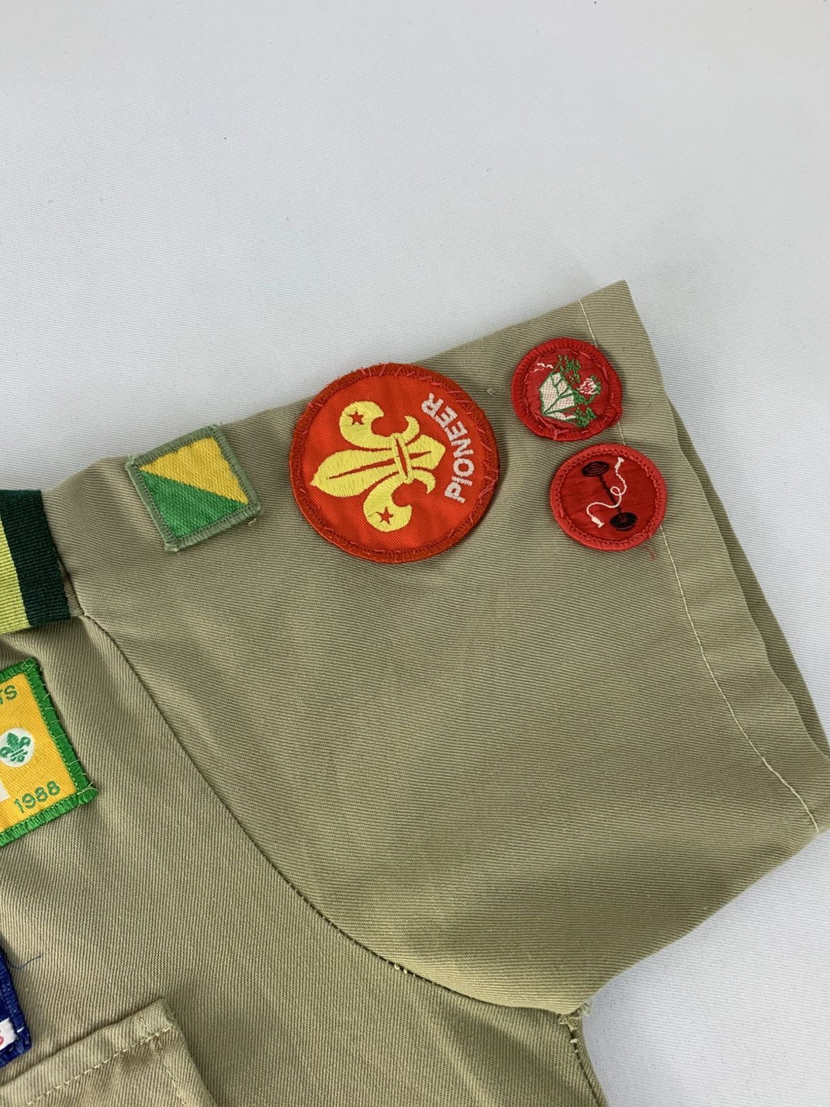 Uniform Wares 90s Boy Scout Of America Uniform Pioneer Oxford Button Up Size US S / EU 44-46 / 1 - 9 Thumbnail