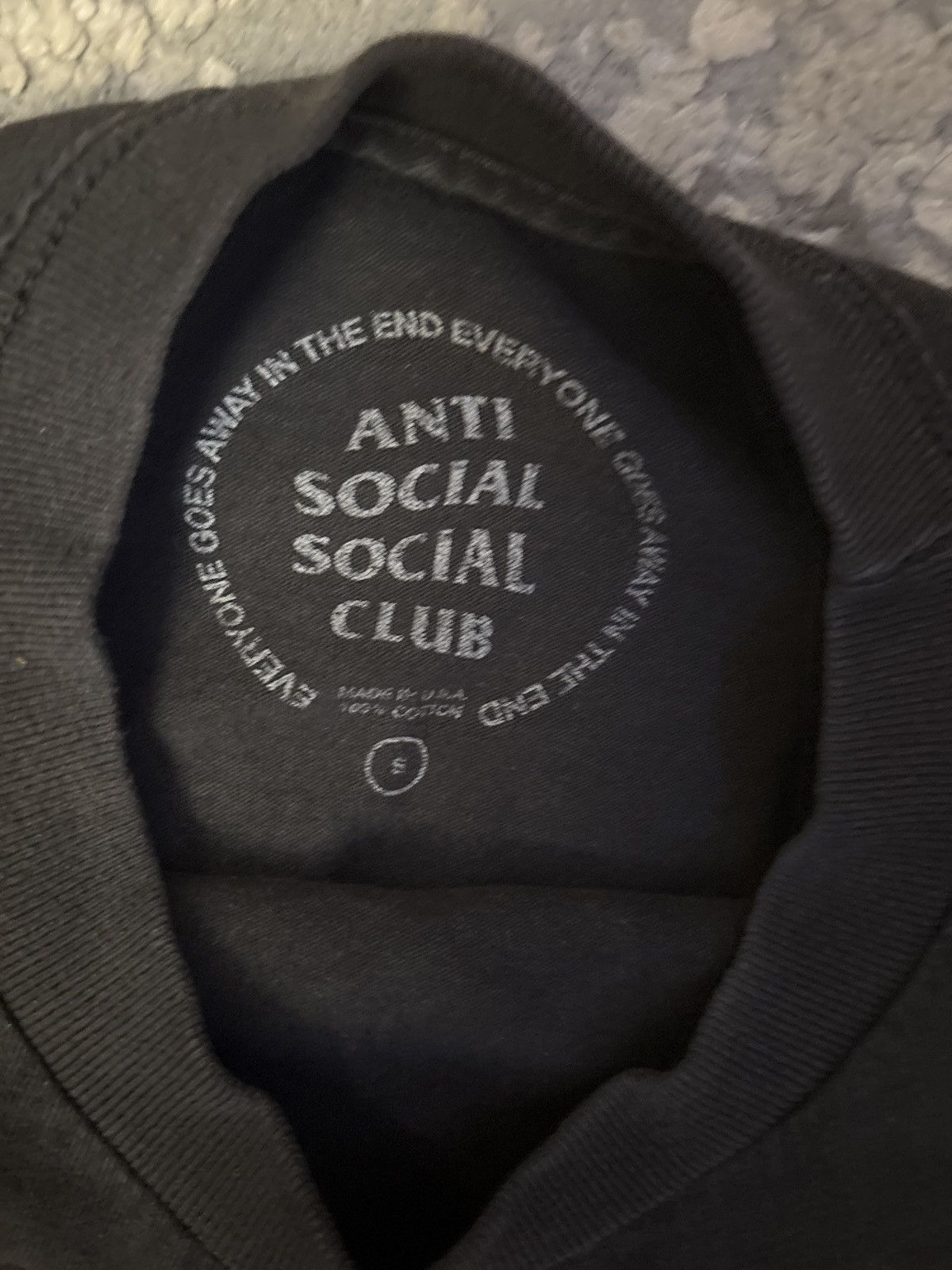 Anti Social Social Club Anti Social Social Club Tee (Size S) Size US S / EU 44-46 / 1 - 2 Thumbnail