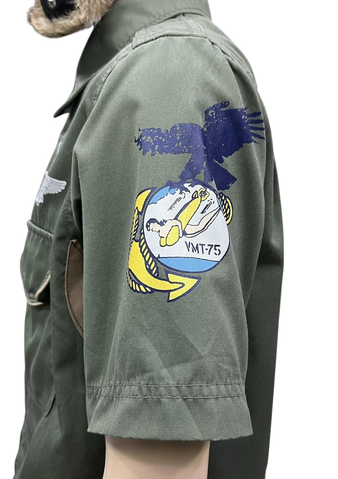 Avirex 💀Vintage Avirex USMC VMF-214 Whistling Death Shirt Size US L / EU 52-54 / 3 - 9 Thumbnail
