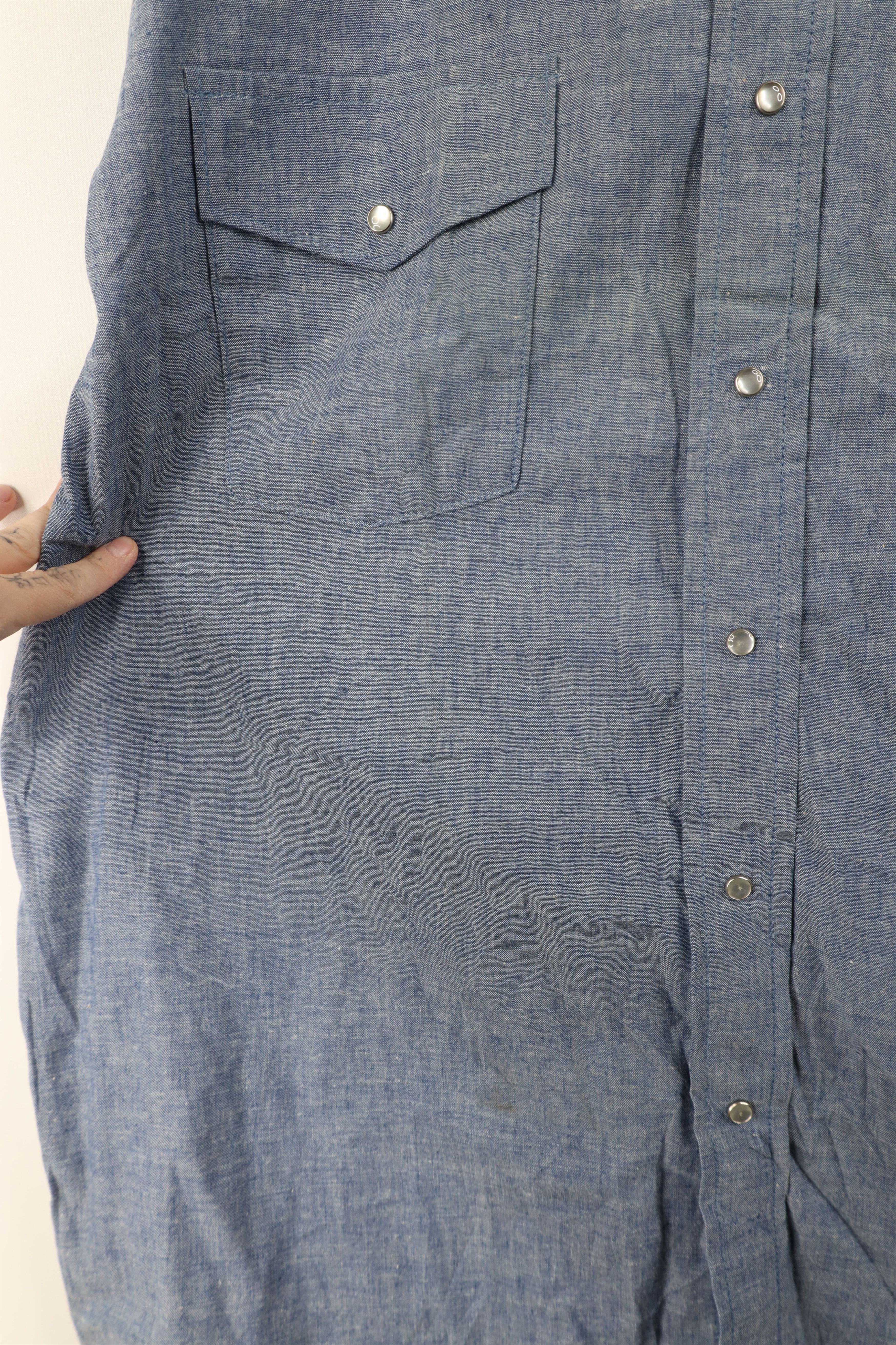 Vintage Deadstock Vintage 70s OshKosh B'Gosh Button Shirt USA Size US XL / EU 56 / 4 - 8 Thumbnail