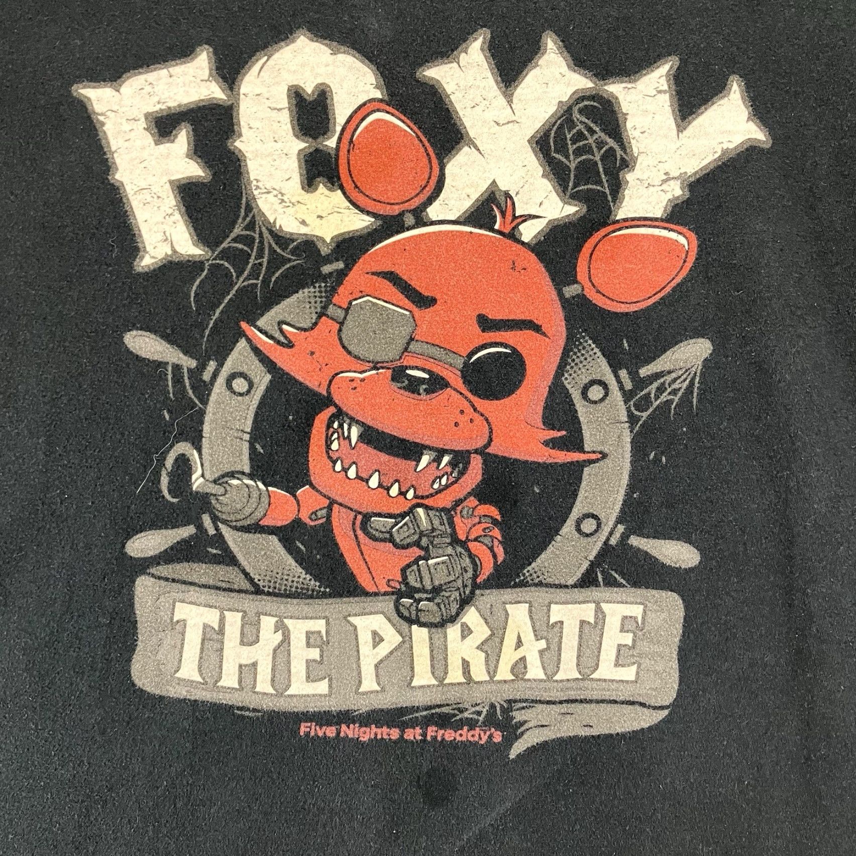 Vintage Funko Pop! T Shirt Five Nights at Freddy's Foxy Pirate Freddy & Friends Mens XL Size US XL / EU 56 / 4 - 3 Thumbnail