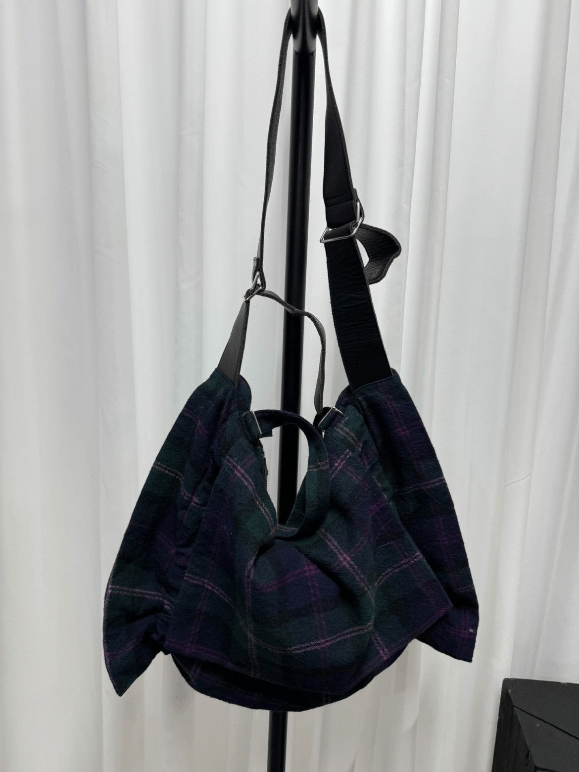 Yohji Yamamoto Yohji Yamamoto Y's Plaid Bundle Bag-2505 Size ONE SIZE - 4 Thumbnail