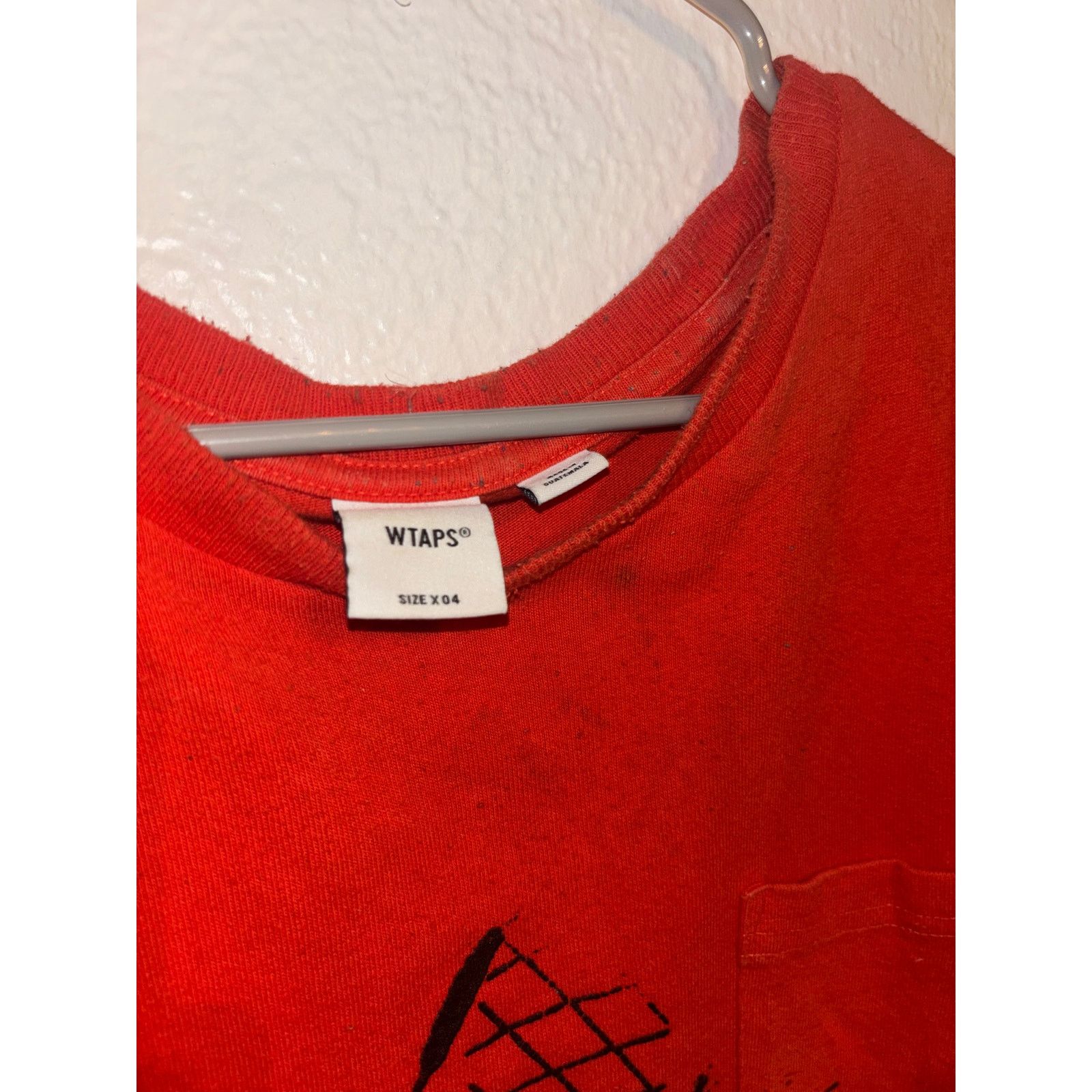 Wtaps WTAPS x Vans "Off The Wall" Orange Tee (Size 04, Fits XL) Size US XL / EU 56 / 4 - 3 Thumbnail