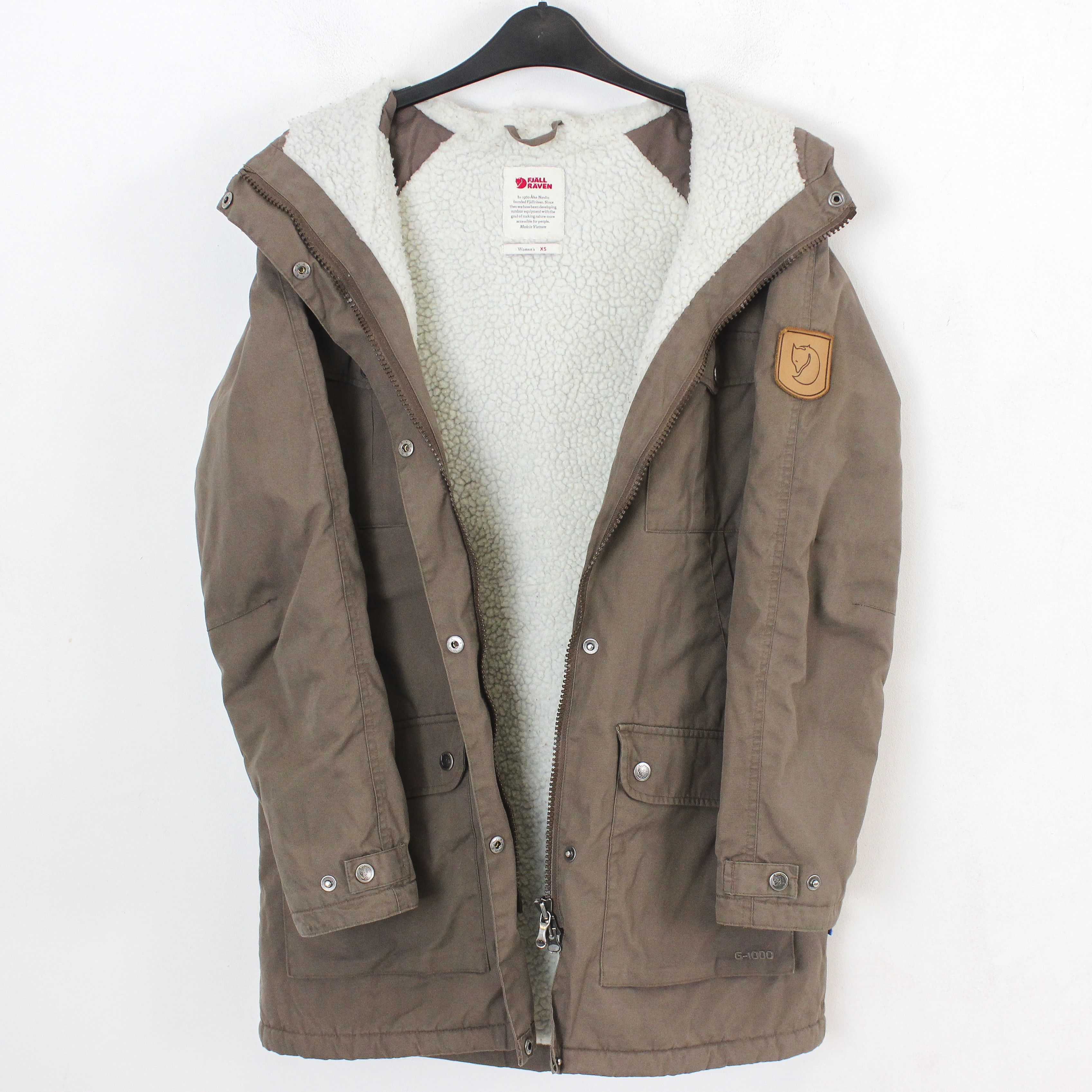 Greenland Winter Parka Jacket G1000 XS fleece sherpa waxed