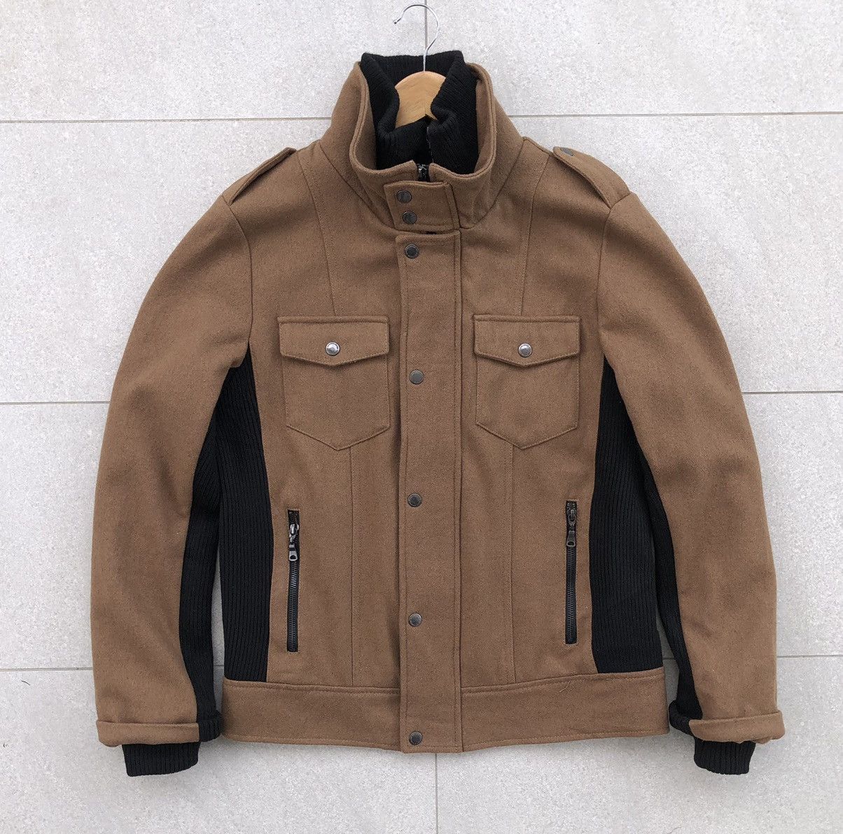 semanticdesign Japanese Brand Semantic Design Black Rip Wool Jacket Size US M / EU 48-50 / 2 - 3 Thumbnail