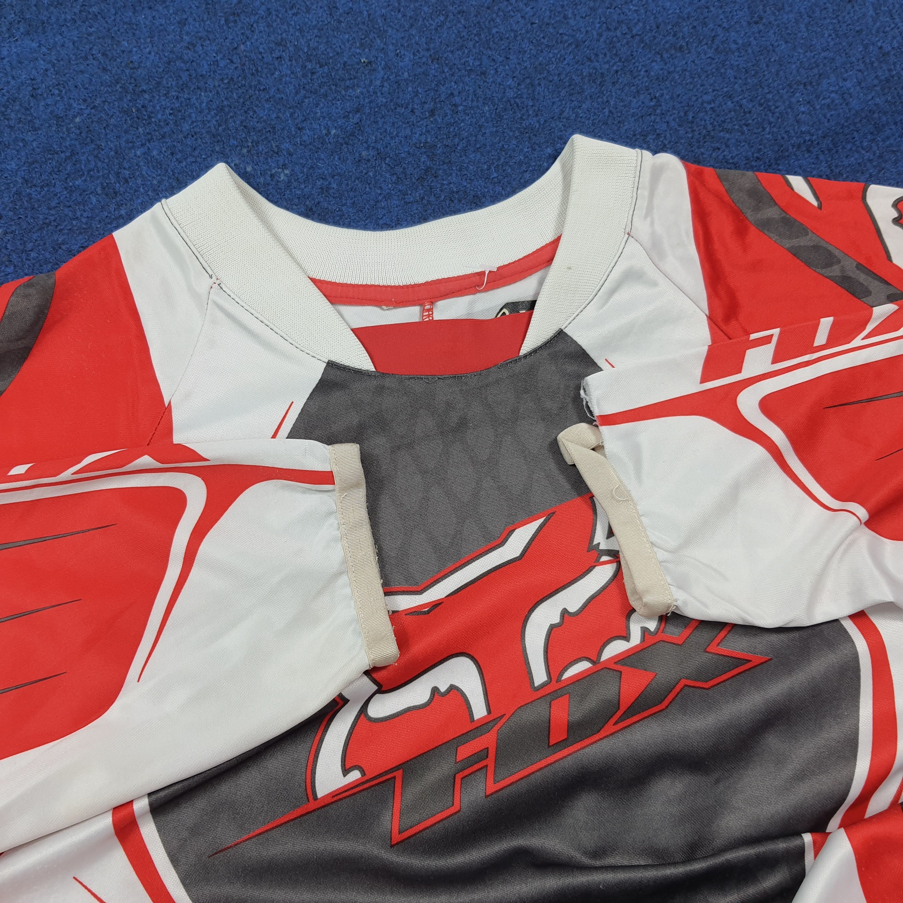 Fox Racing Vintage Fox Racing Motorsports Jersey C285N69 Size US XL / EU 56 / 4 - 5 Thumbnail