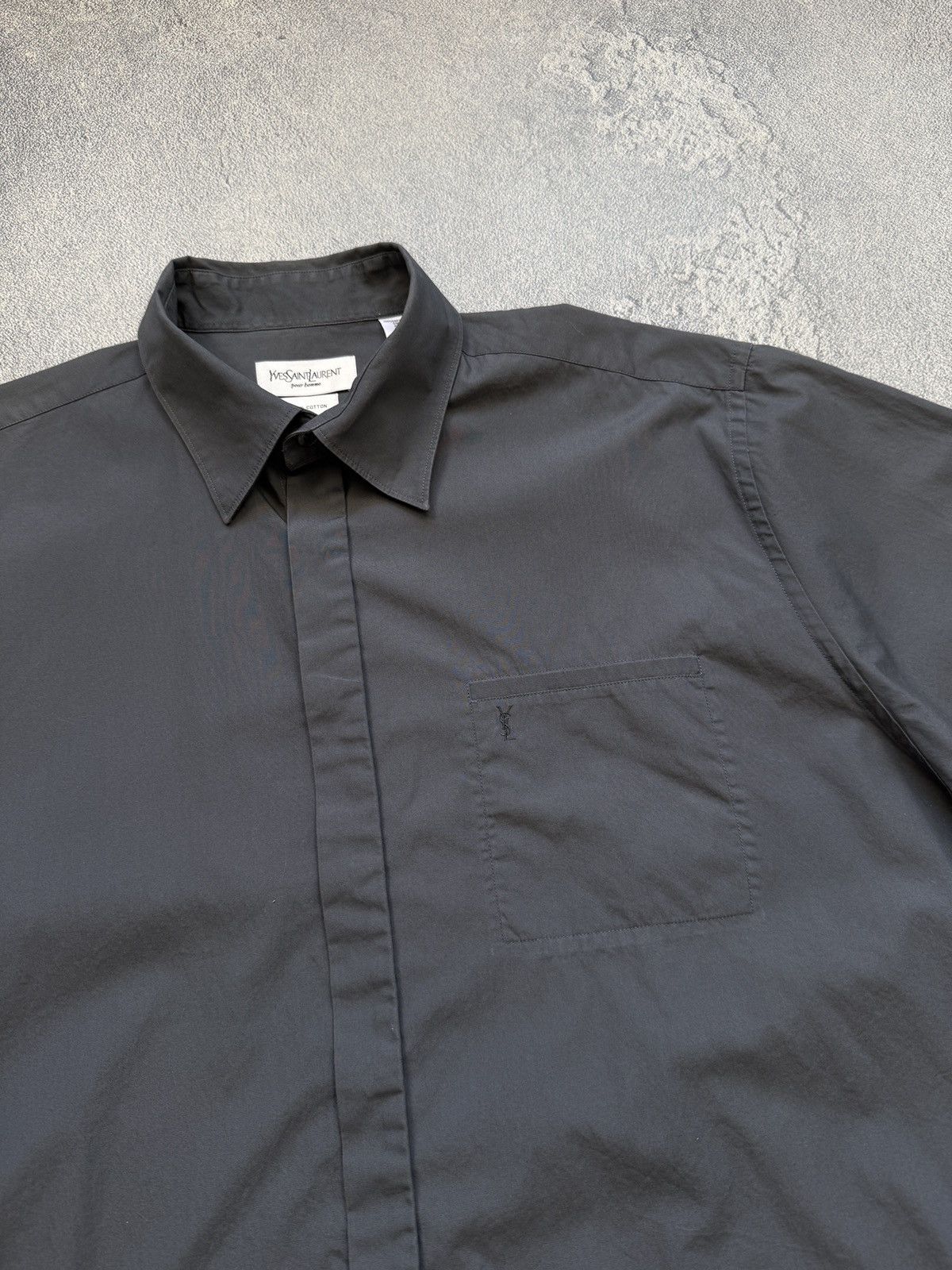 Yves Saint Laurent Vintage Yves Saint Laurent YSL Summer Shirt Button Up Size US XL / EU 56 / 4 - 2 Thumbnail
