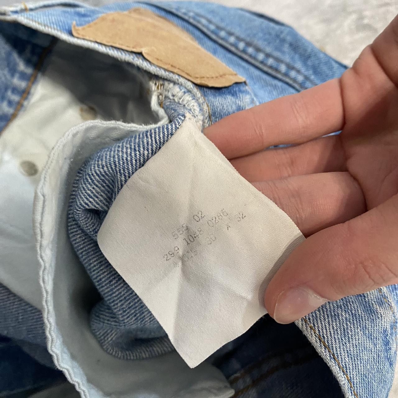 Levi's Levi's 550 blue jeans with unique fading jeans Vintage Size US S / EU 44-46 / 1 - 6 Thumbnail